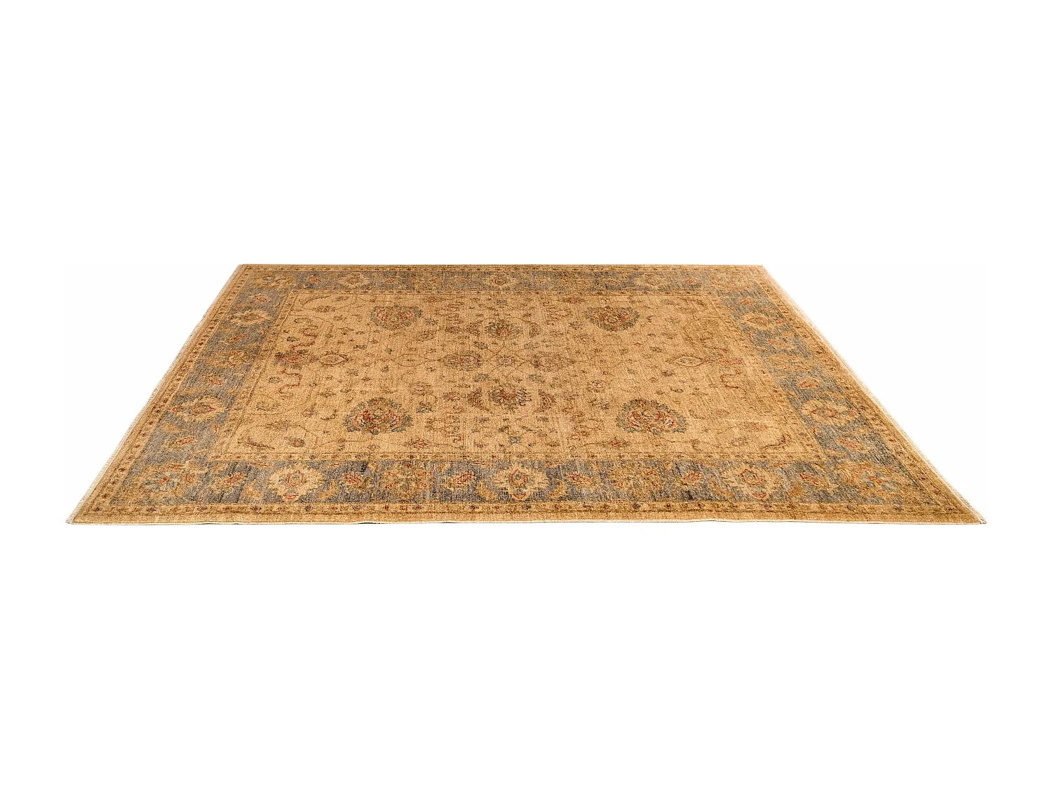 Tapis de laine 198x252 beige Ziegler