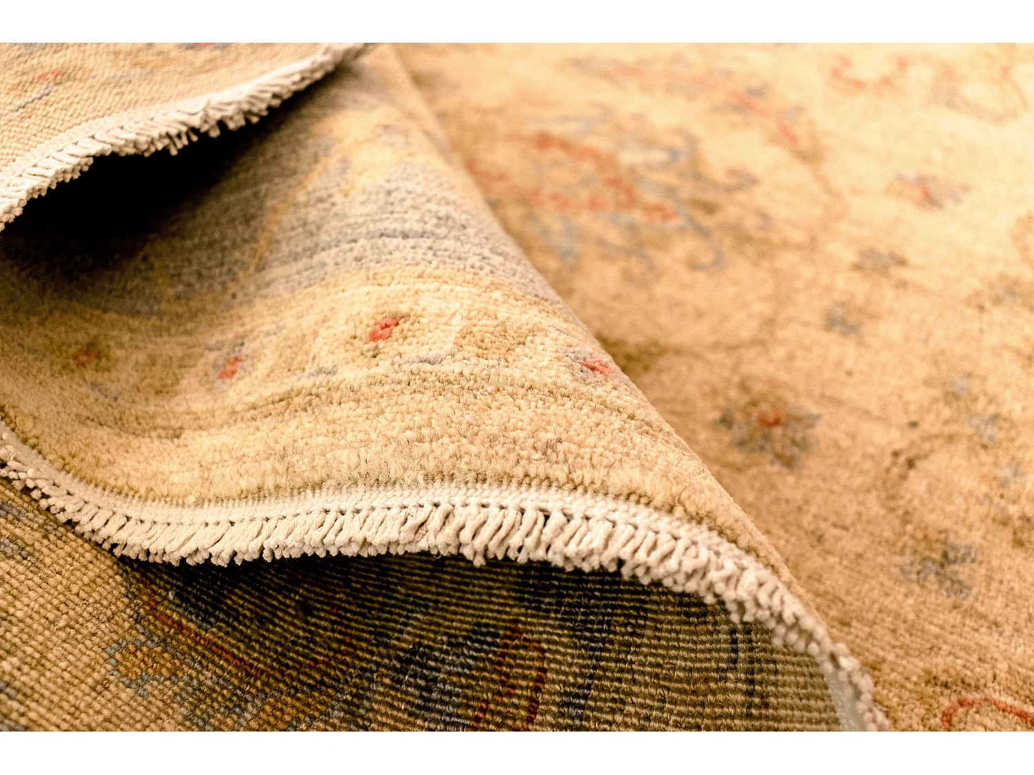 Tapis de laine 198x252 beige Ziegler