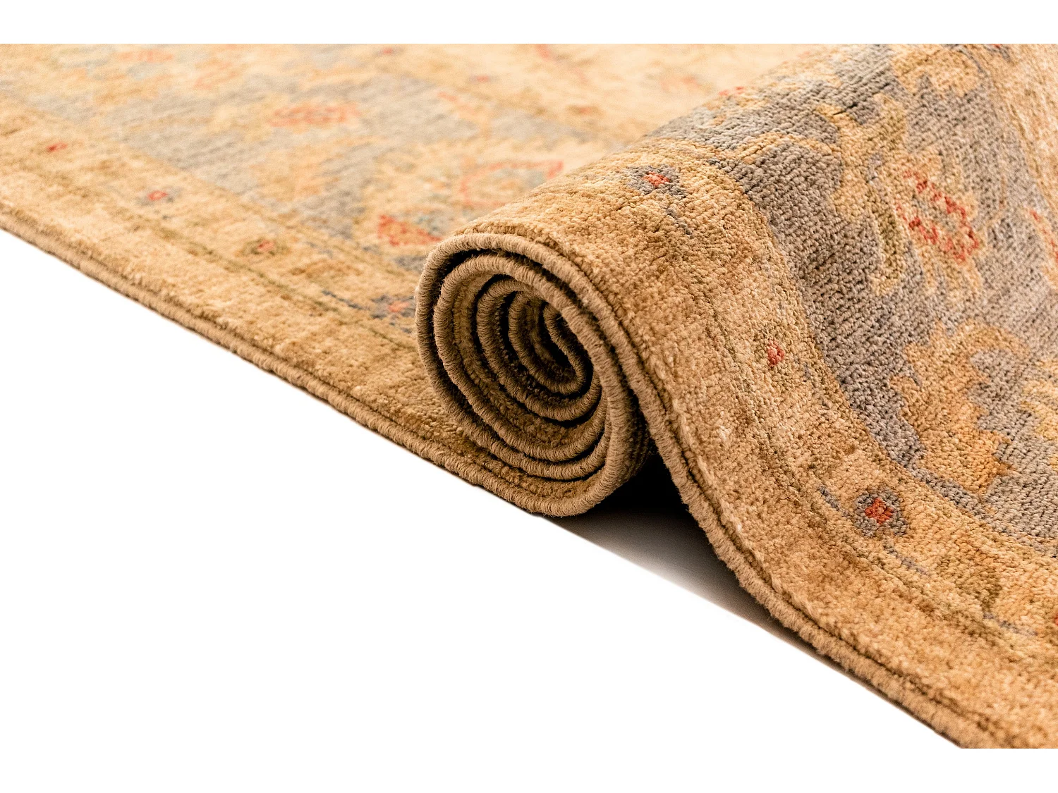 Tapis de laine 198x252 beige Ziegler