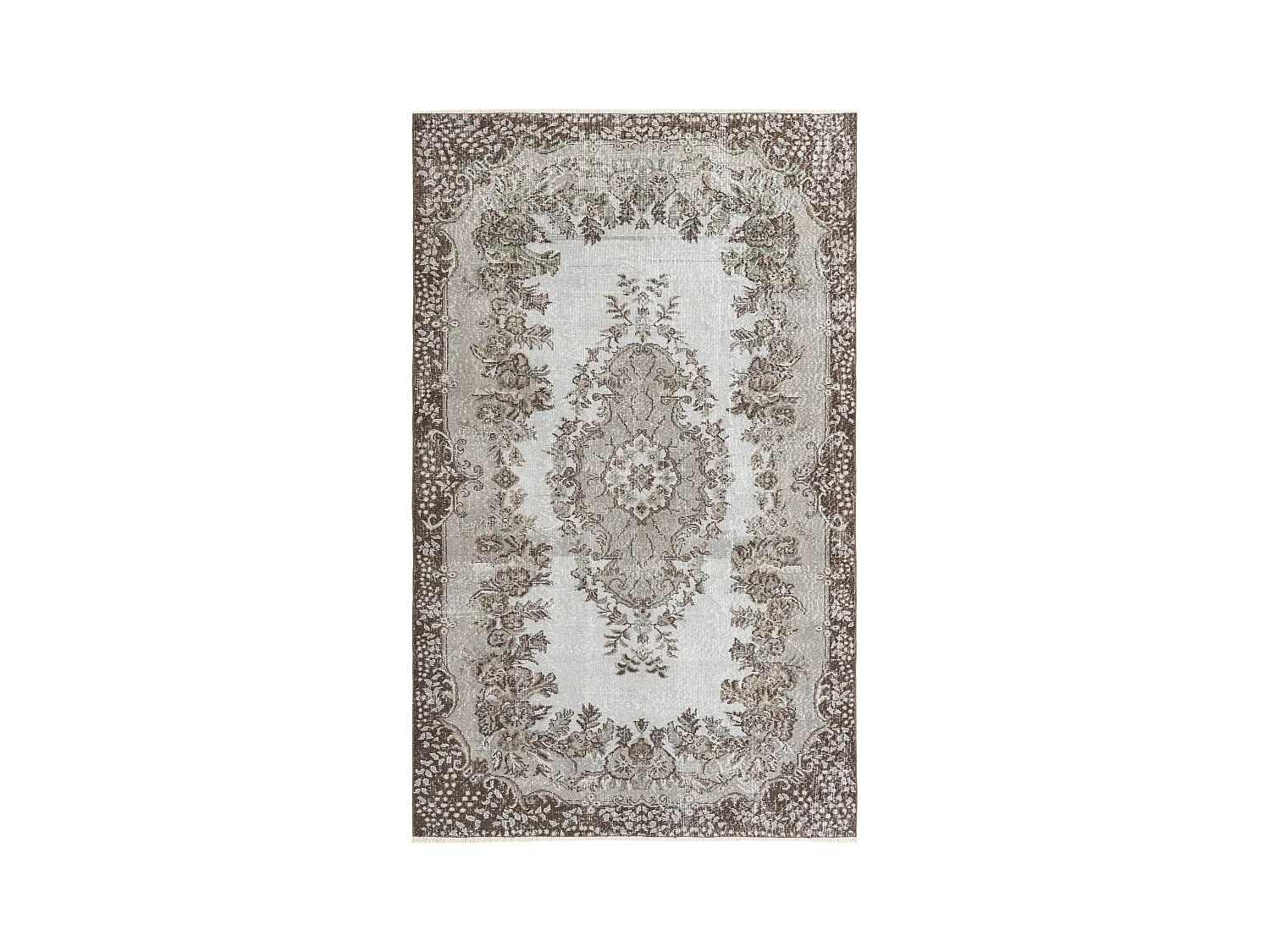 Tapis de laine 168x274 gris Ultra Vintage
