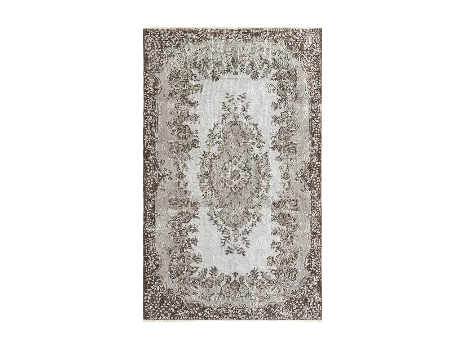 Tapis de laine 168x274 gris Ultra Vintage