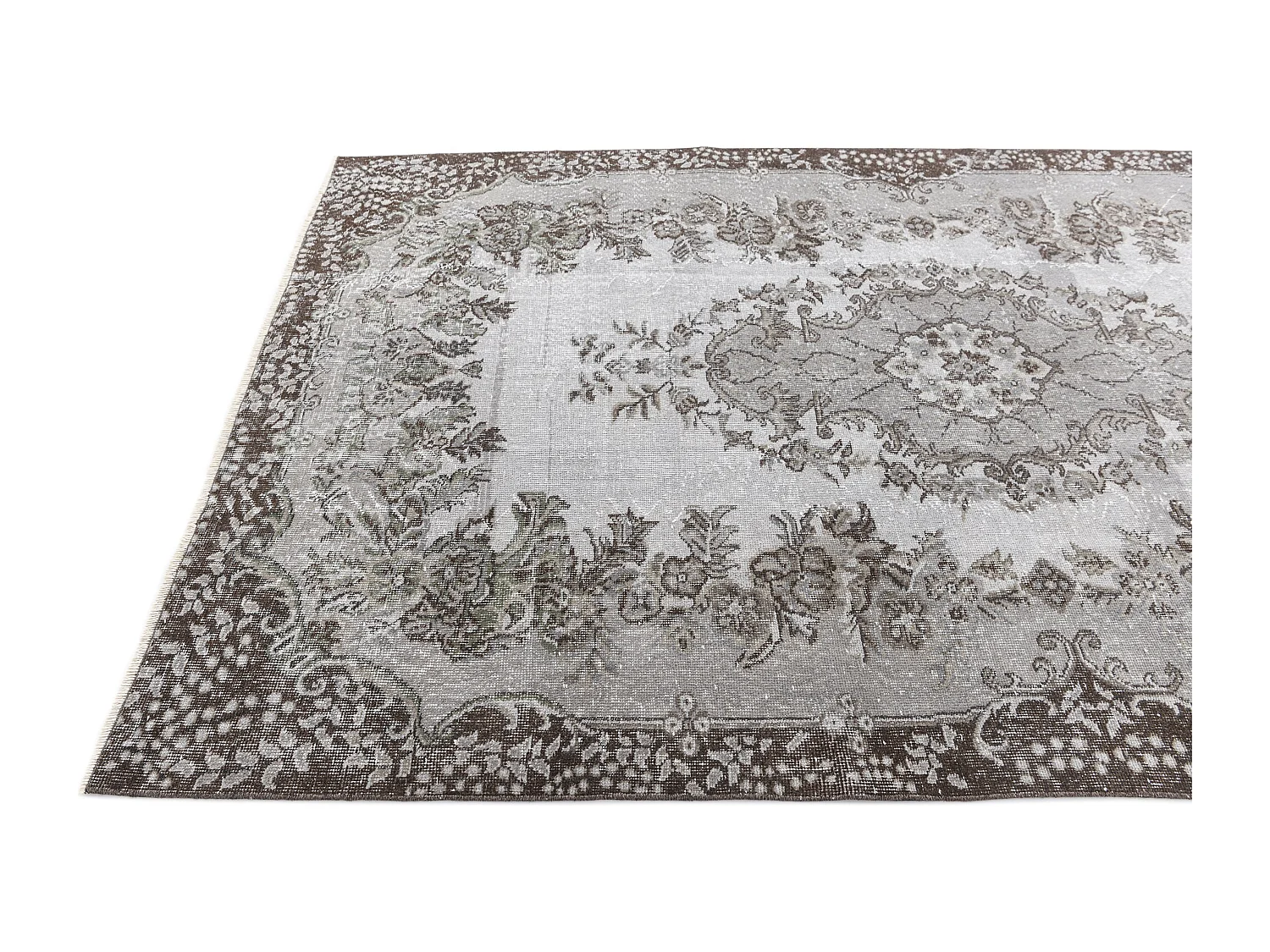 Tapis de laine 168x274 gris Ultra Vintage