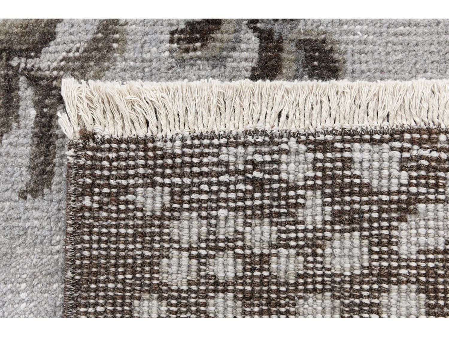 Tapis de laine 168x274 gris Ultra Vintage