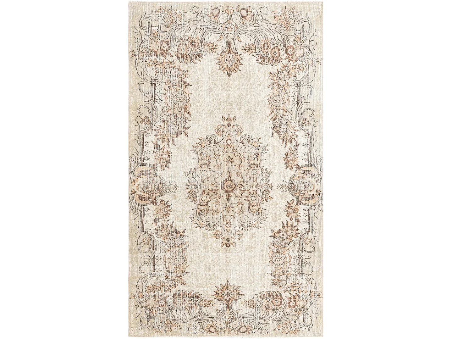 Tapis de laine 157x269 brun Ultra Vintage