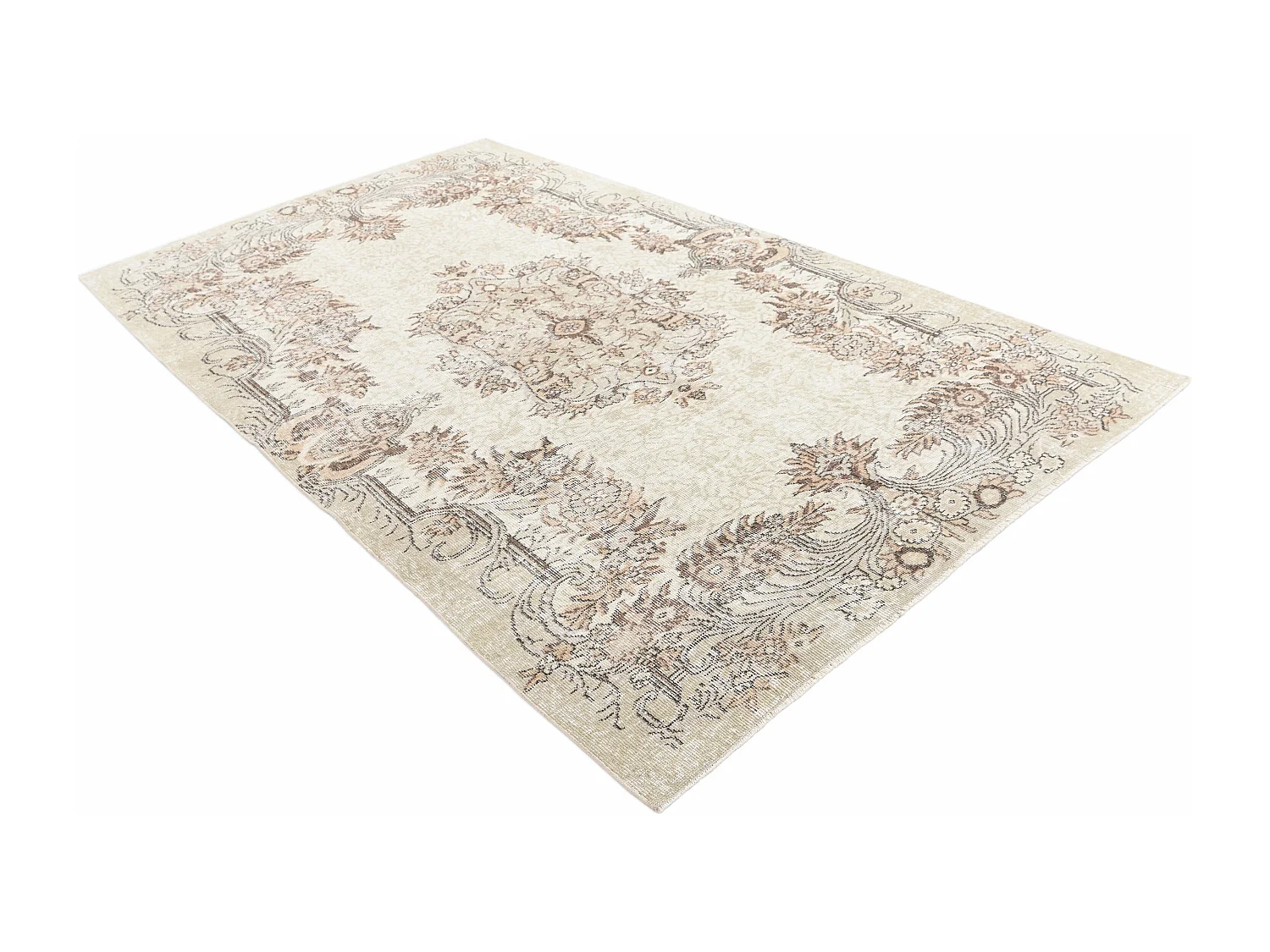 Tapis de laine 157x269 brun Ultra Vintage
