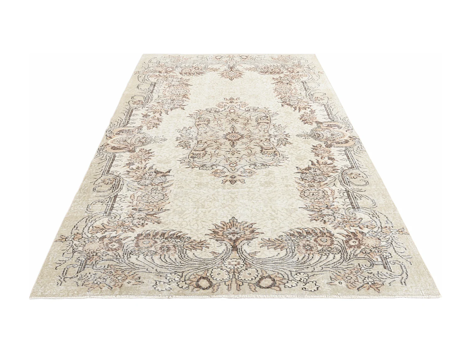 Tapis de laine 157x269 brun Ultra Vintage