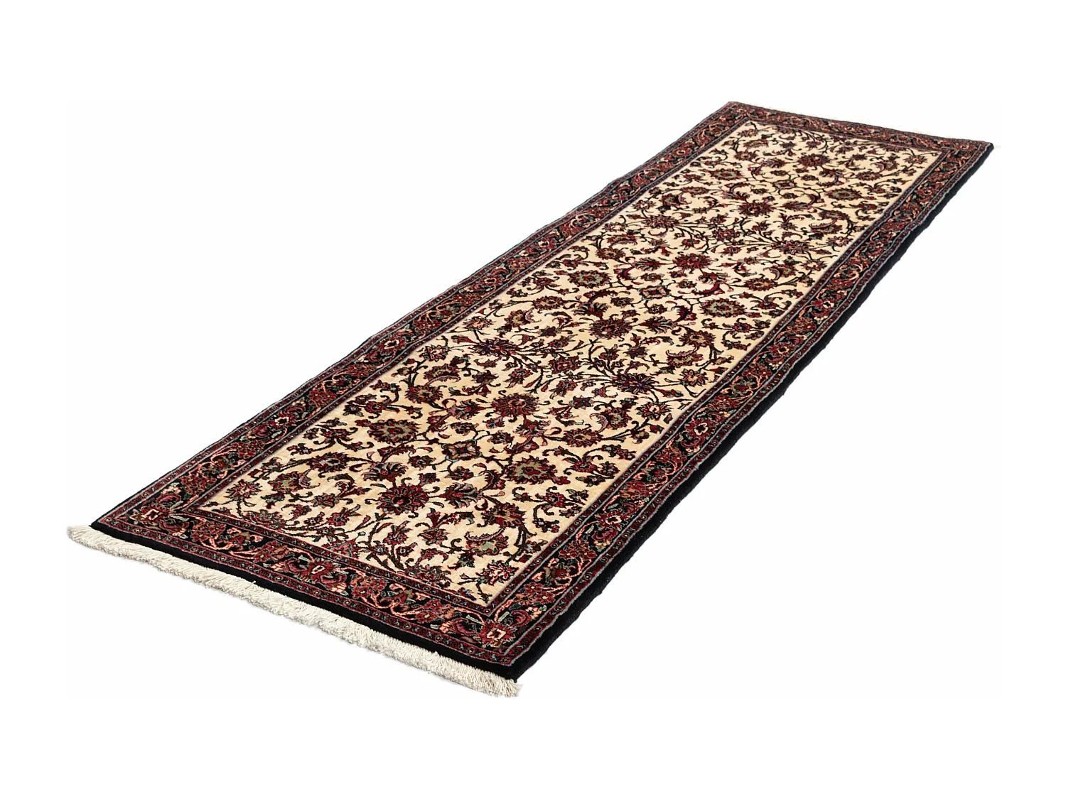 Loper-Woltapijt 246x70 Beige Bidjar