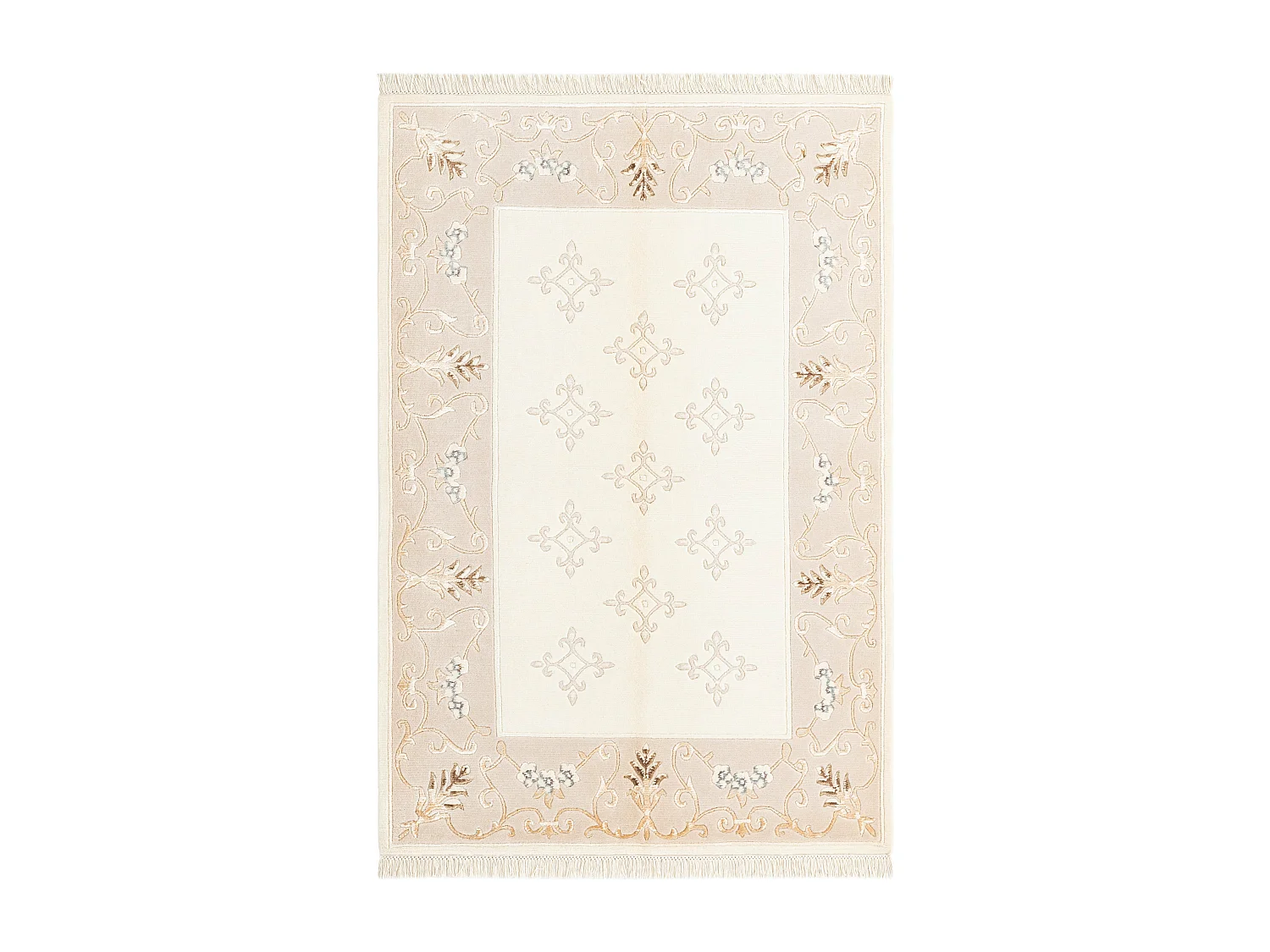 Tappeto in lana 122x183 beige Darya