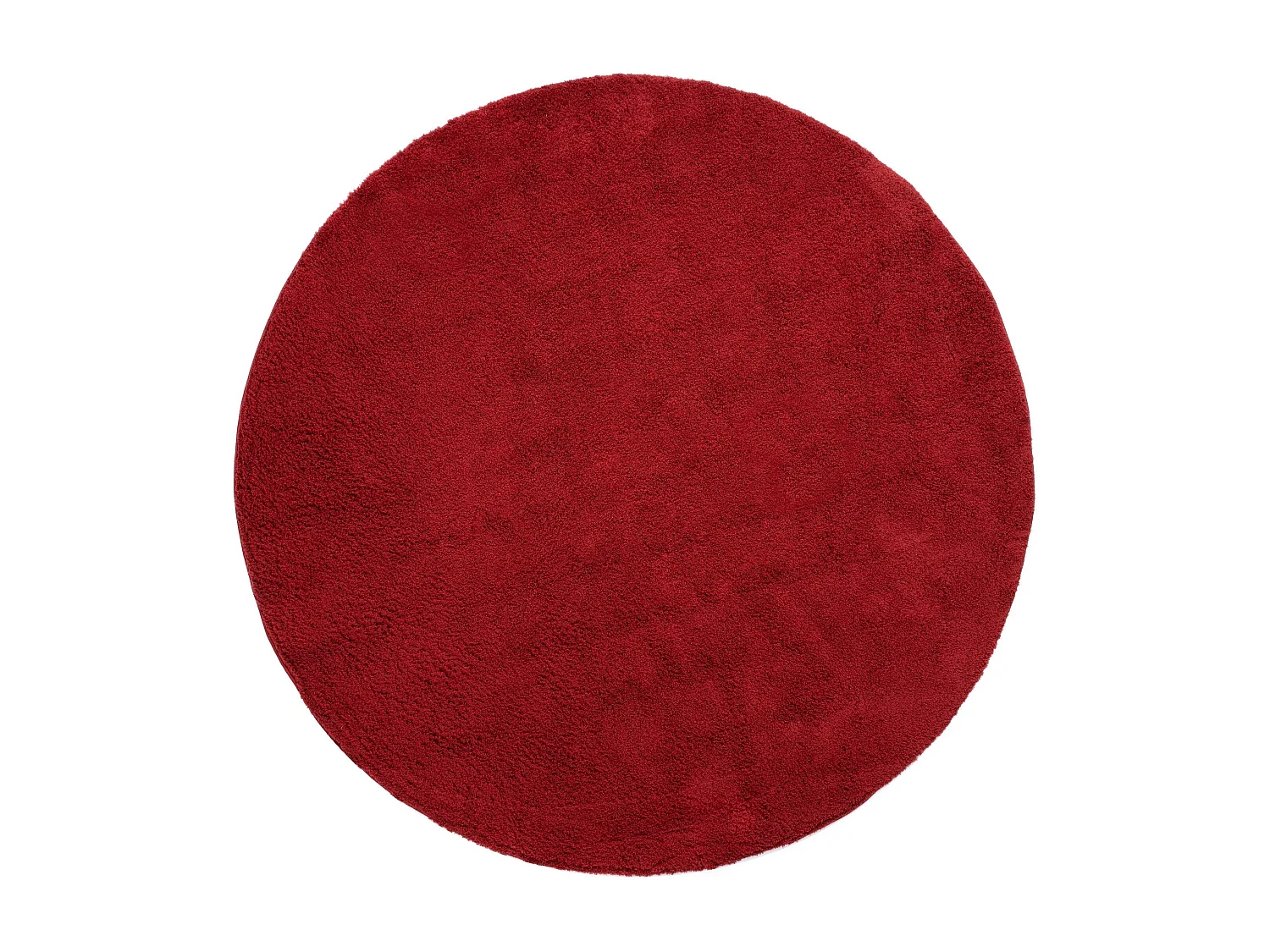Tapis shaggy 240x240 rouge Luzern