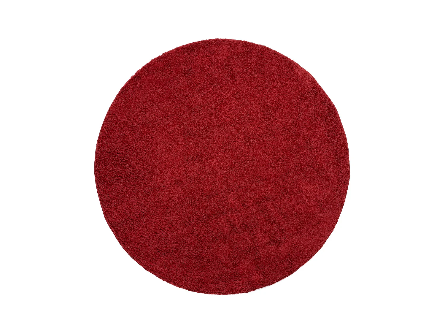 Tapis shaggy 240x240 rouge Luzern