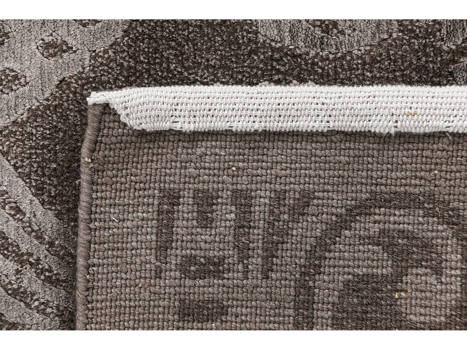 Wollteppich 122x188 Braun Darya