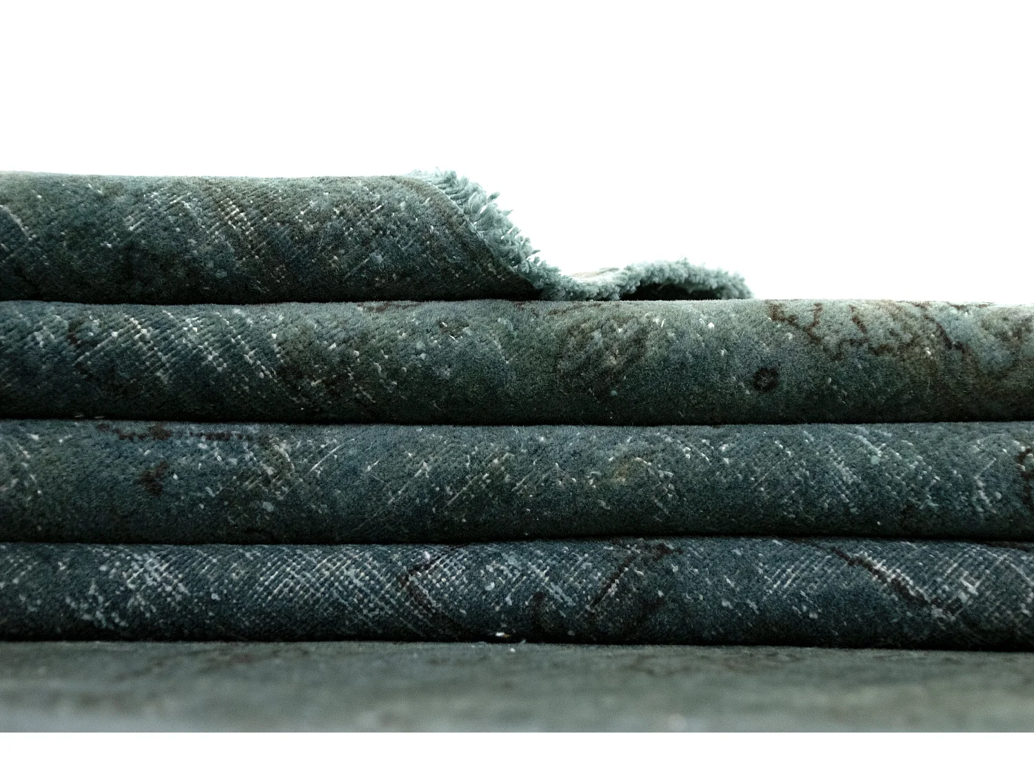 Tapis de laine 190x294 vert Vintage Royal