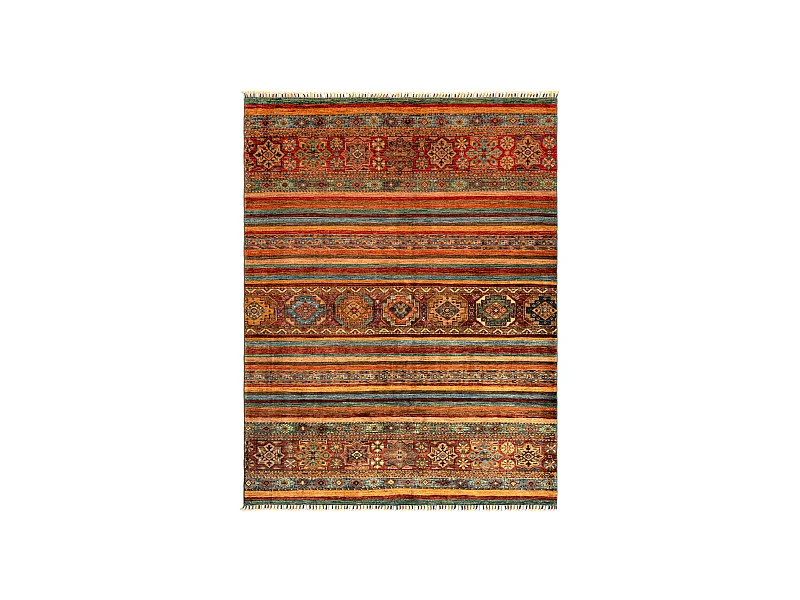 Wollteppich 175x231 Rot Torkman