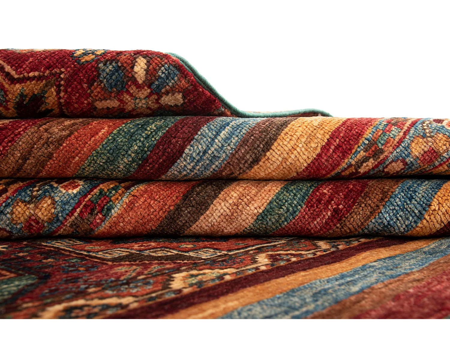 Tapis de laine 175x231 rouge Torkman