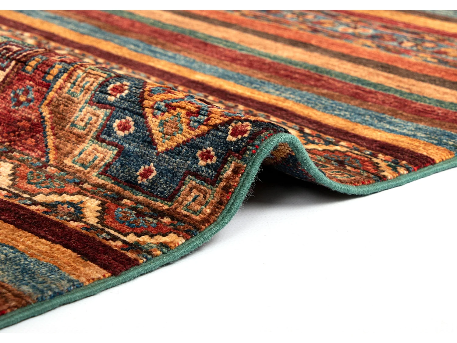 Tapis de laine 175x231 rouge Torkman