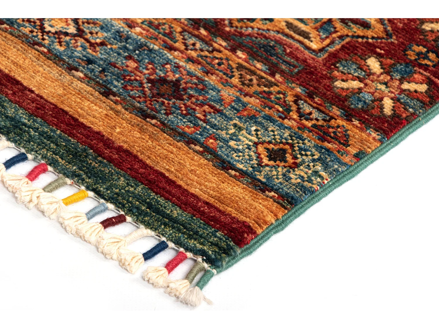 Tapis de laine 175x231 rouge Torkman