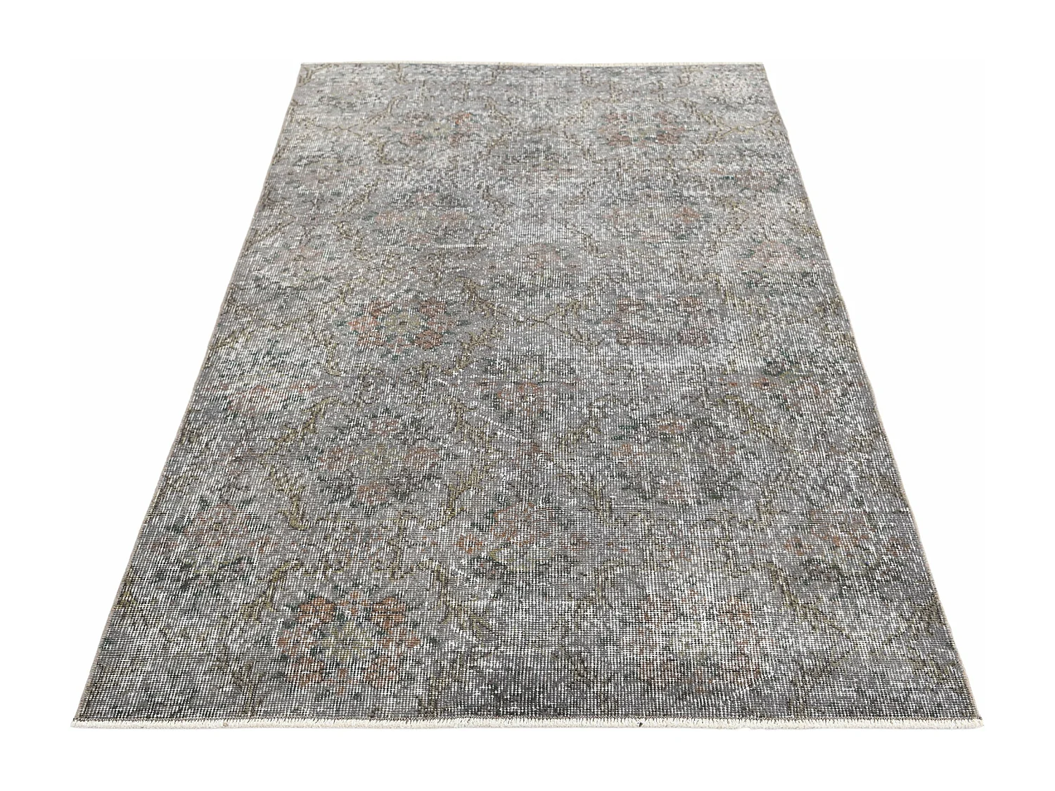 Tapis de laine 107x198 gris Ultra Vintage