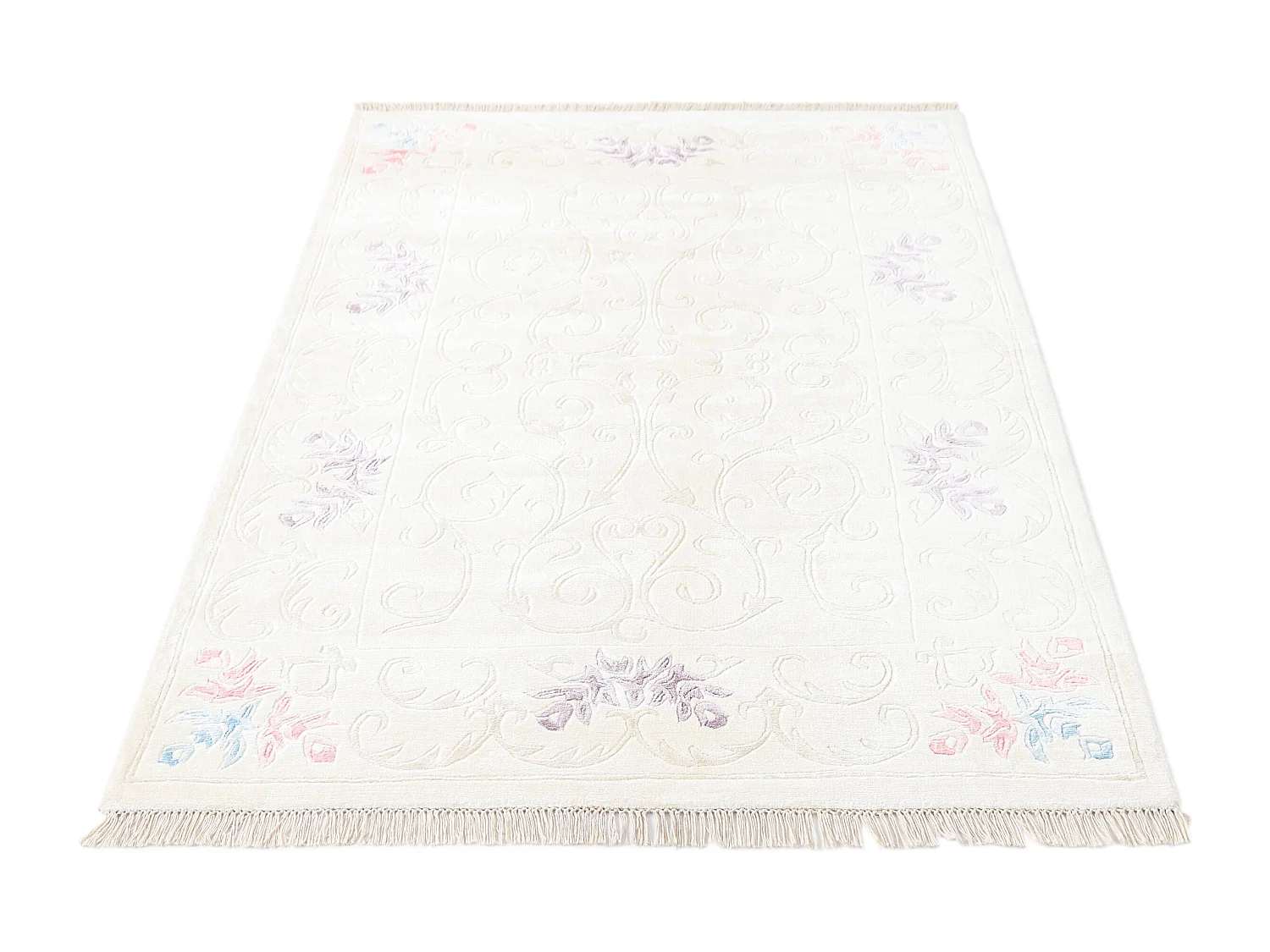 Tapis de laine 119x180 beige Darya