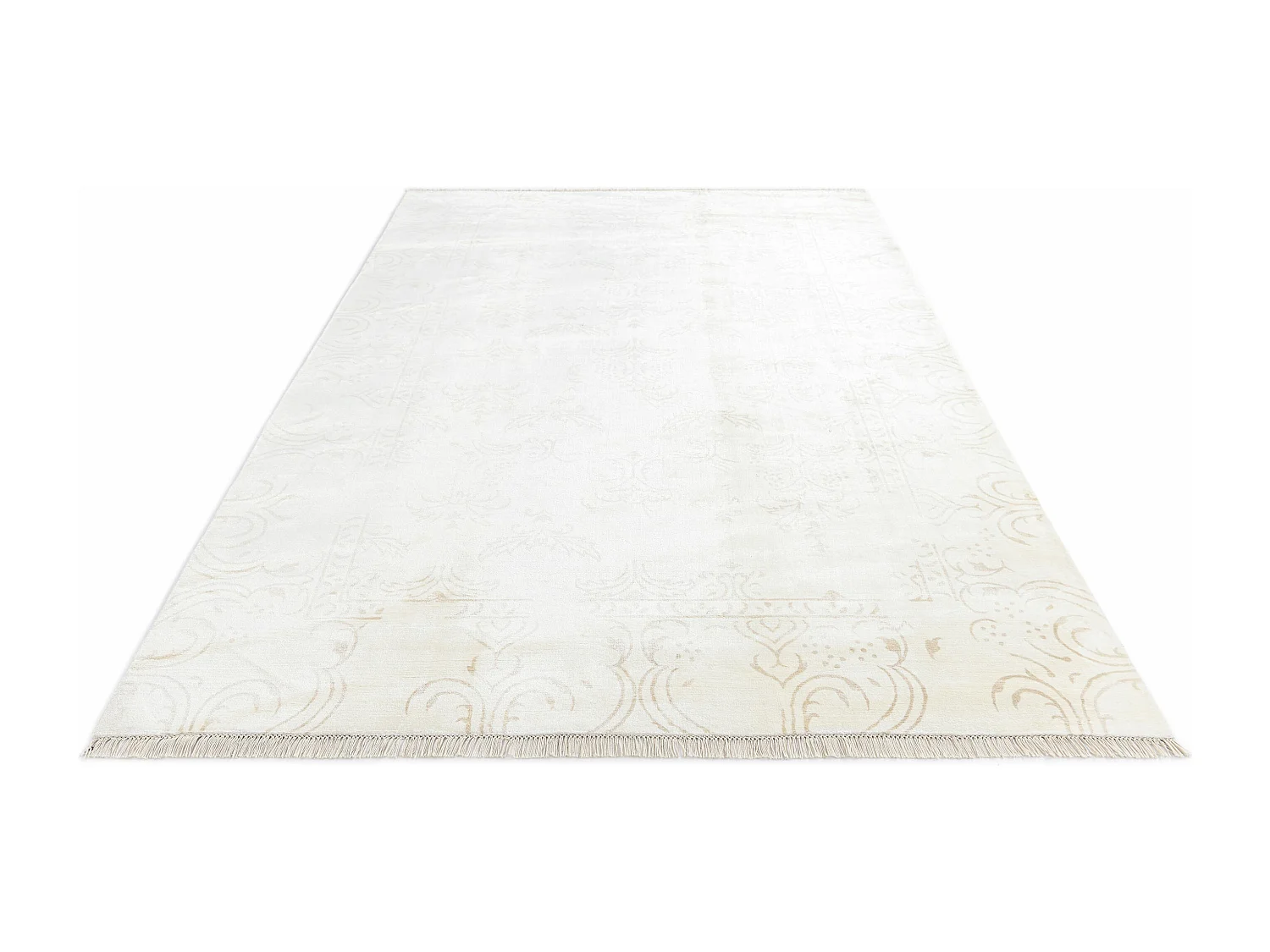 Tapis de laine 198x300 beige Darya