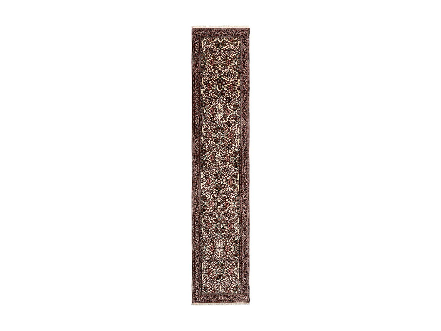 Tapis de couloir en laine 82x400 beige Bidjar
