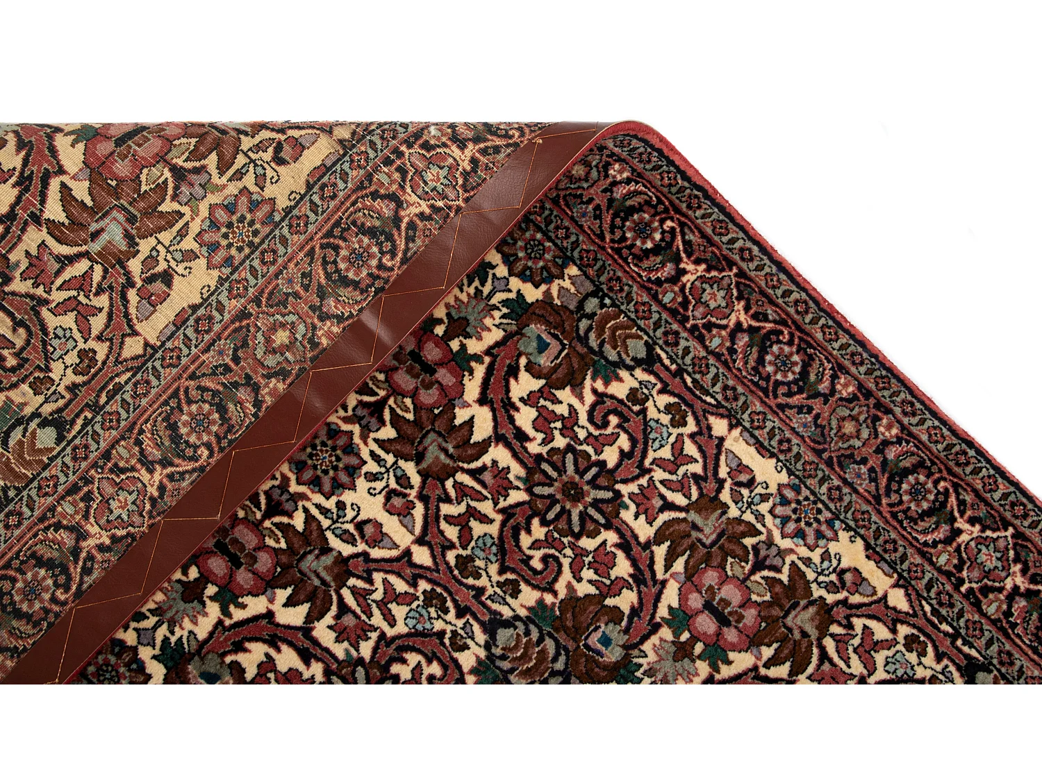 Tapis de couloir en laine 82x400 beige Bidjar