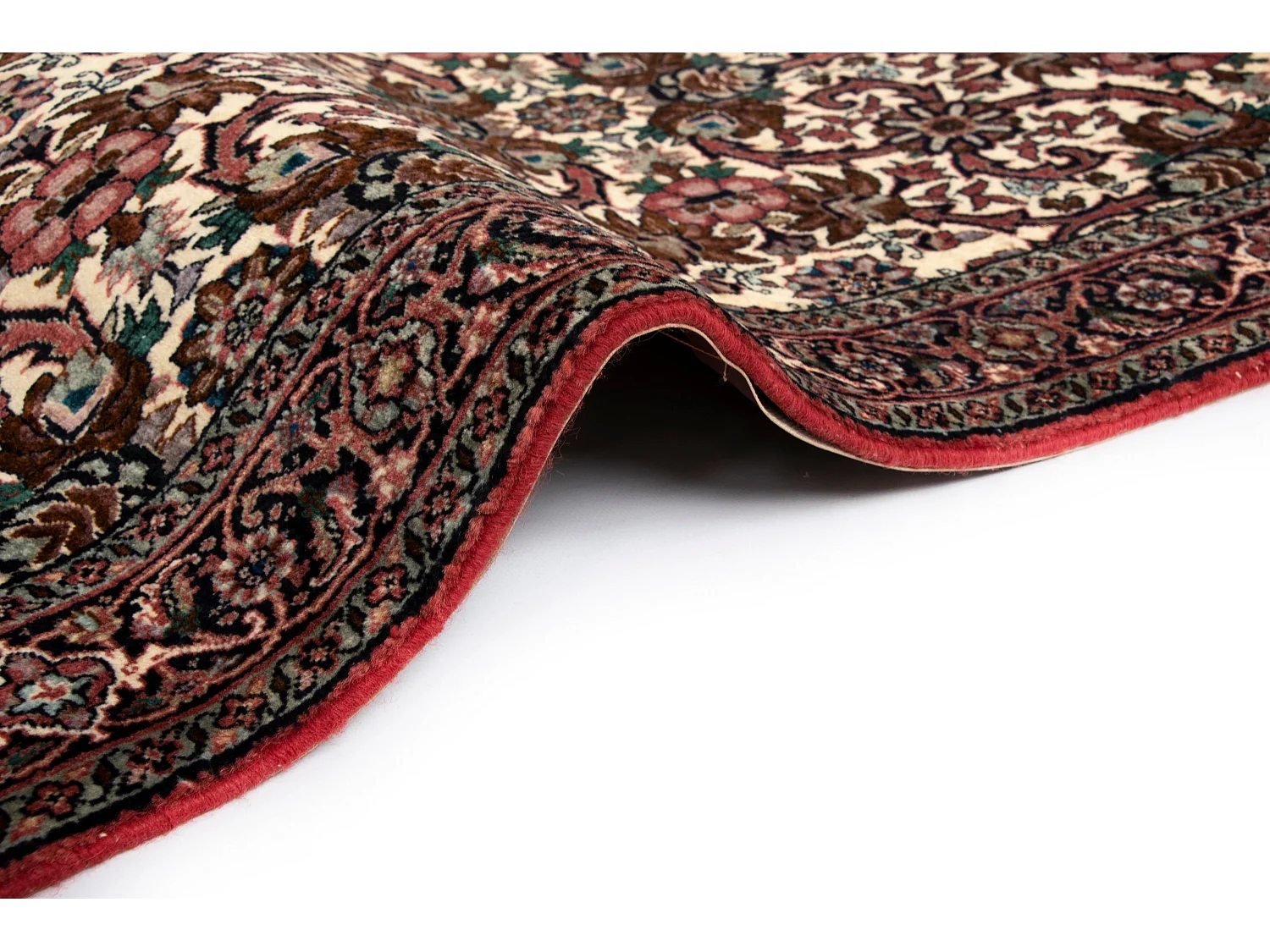 Tapis de couloir en laine 82x400 beige Bidjar