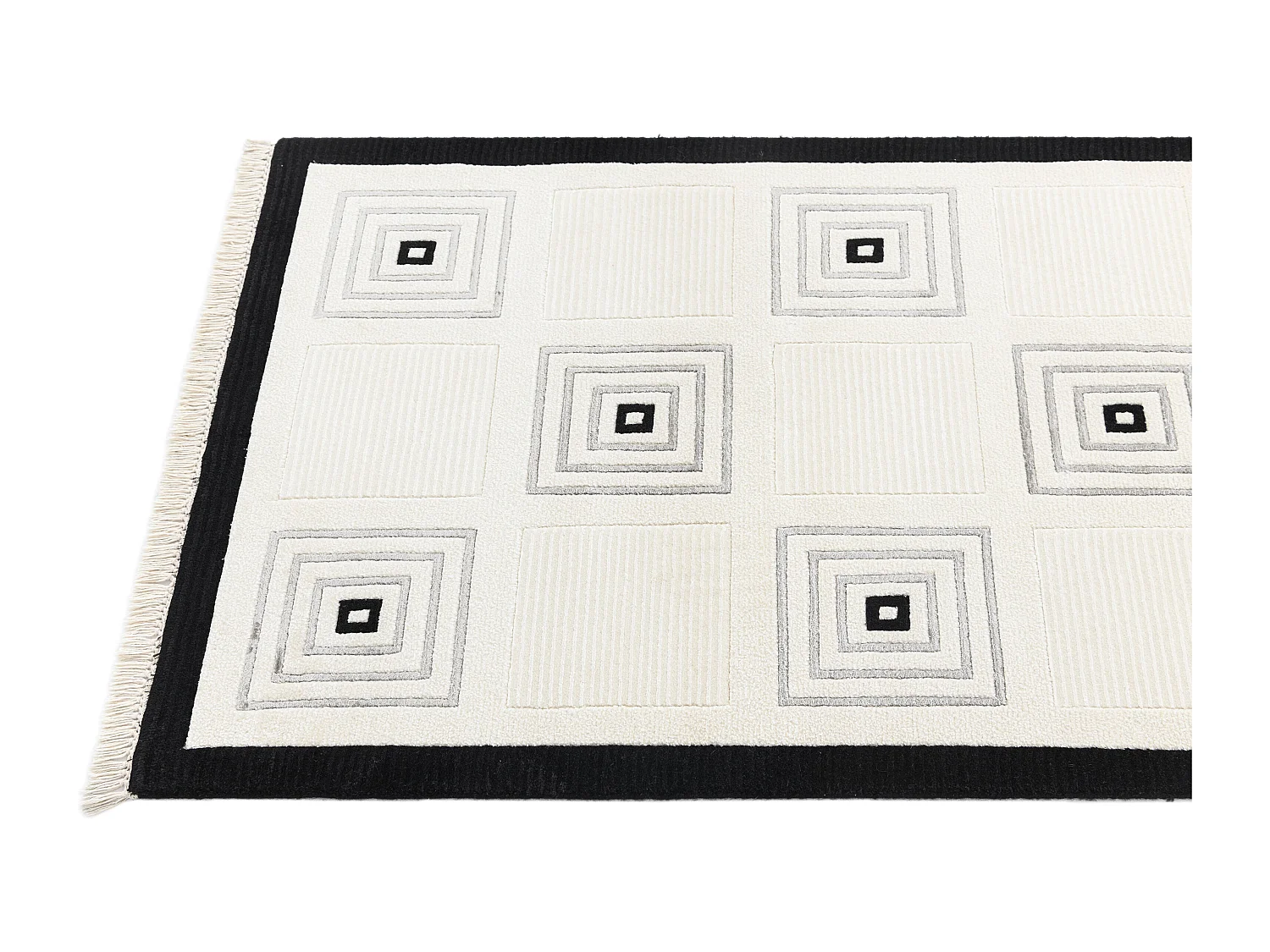 Läufer-Wollteppich 81x196 Beige Darya