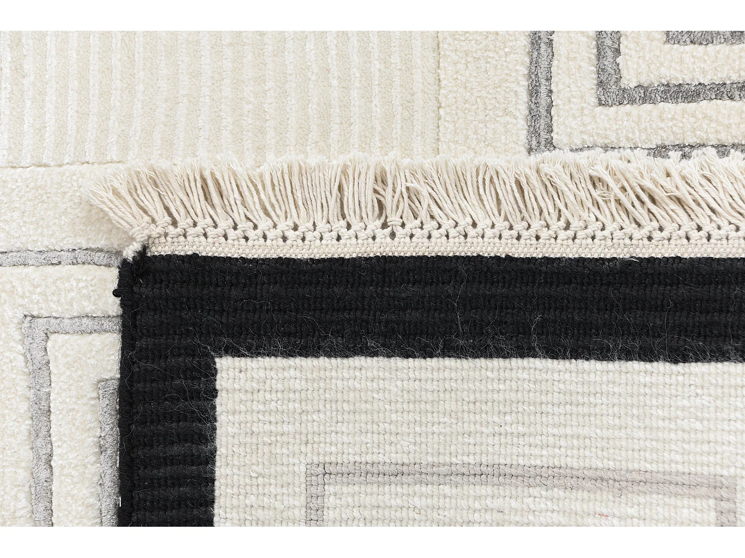 Läufer-Wollteppich 81x196 Beige Darya