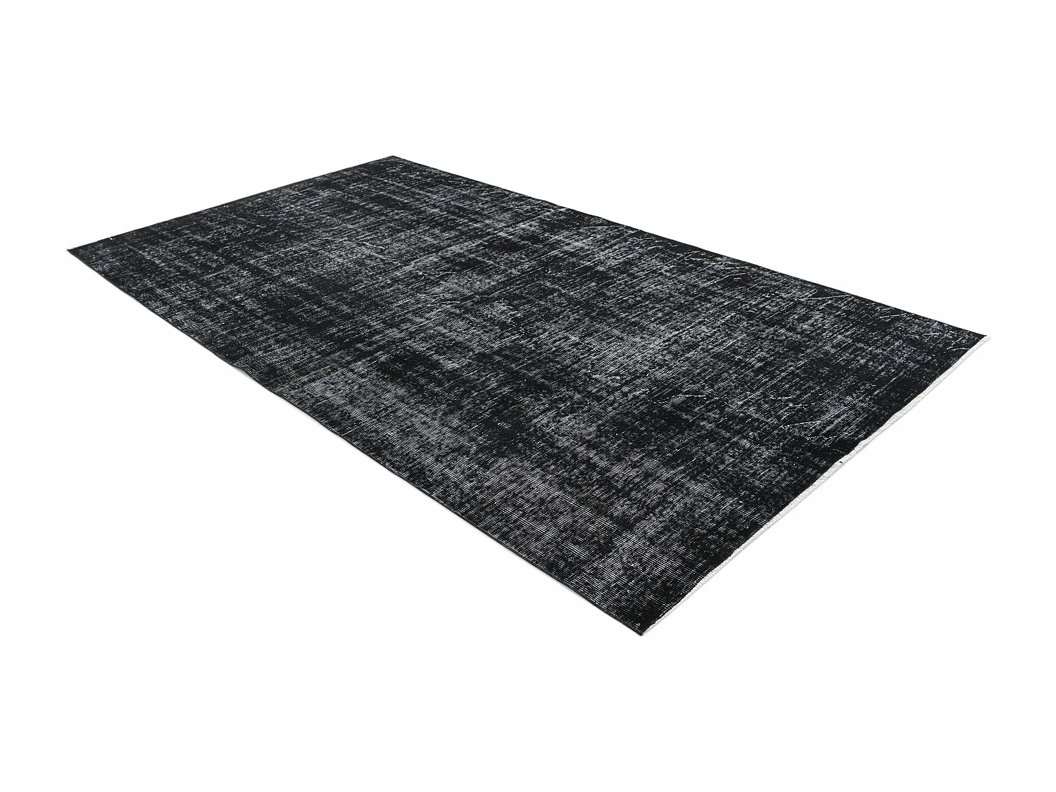 Tapis de laine 152x300 noir Ultra Vintage