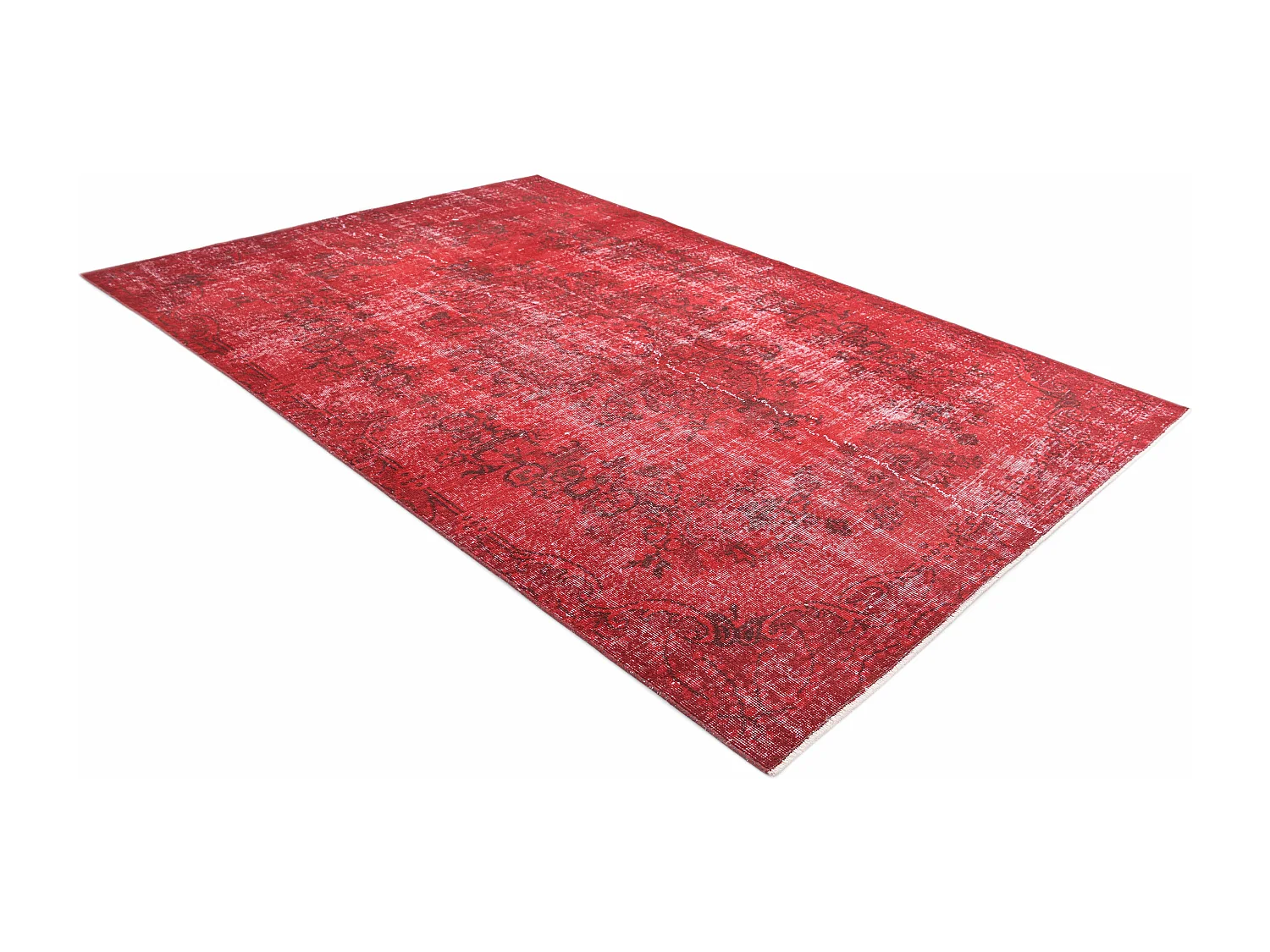 Tapis de laine 165x269 rouge Ultra Vintage