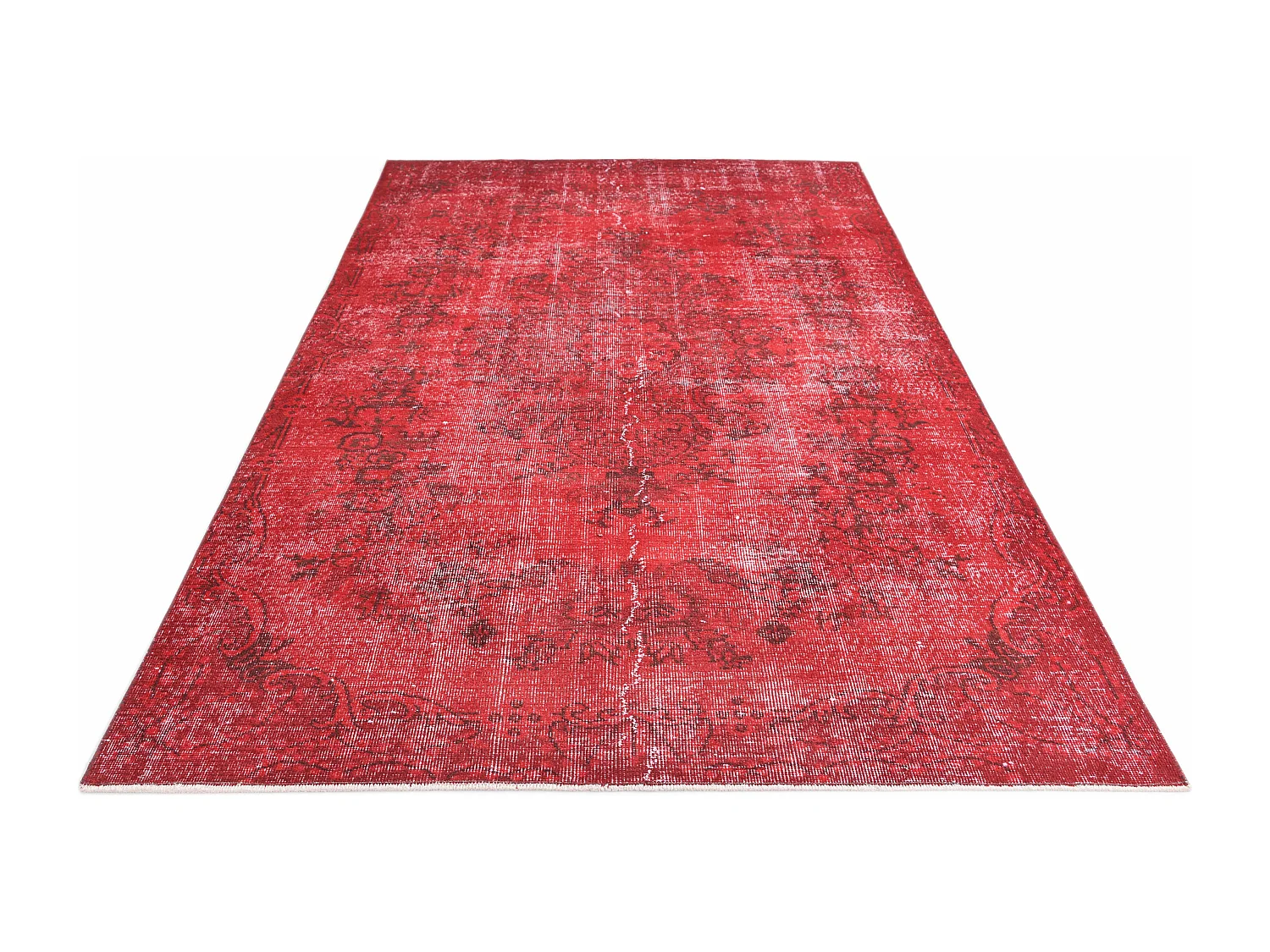 Tapis de laine 165x269 rouge Ultra Vintage