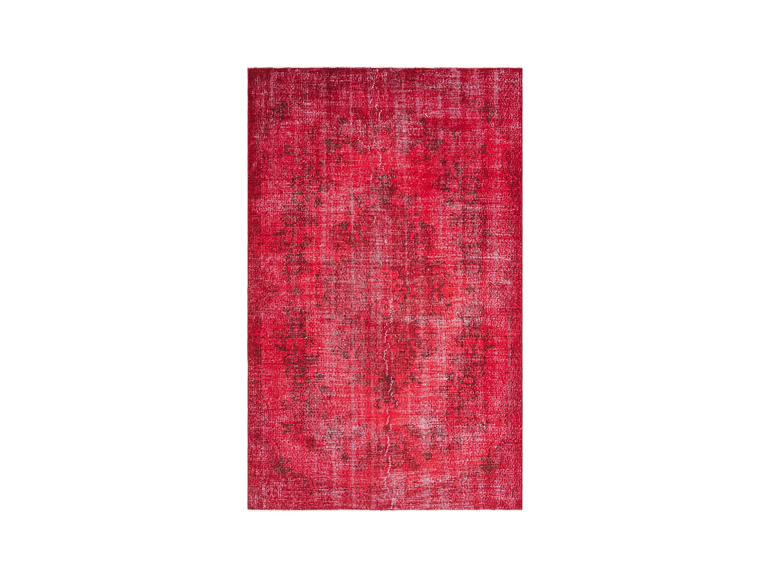 Tapis de laine 165x269 rouge Ultra Vintage