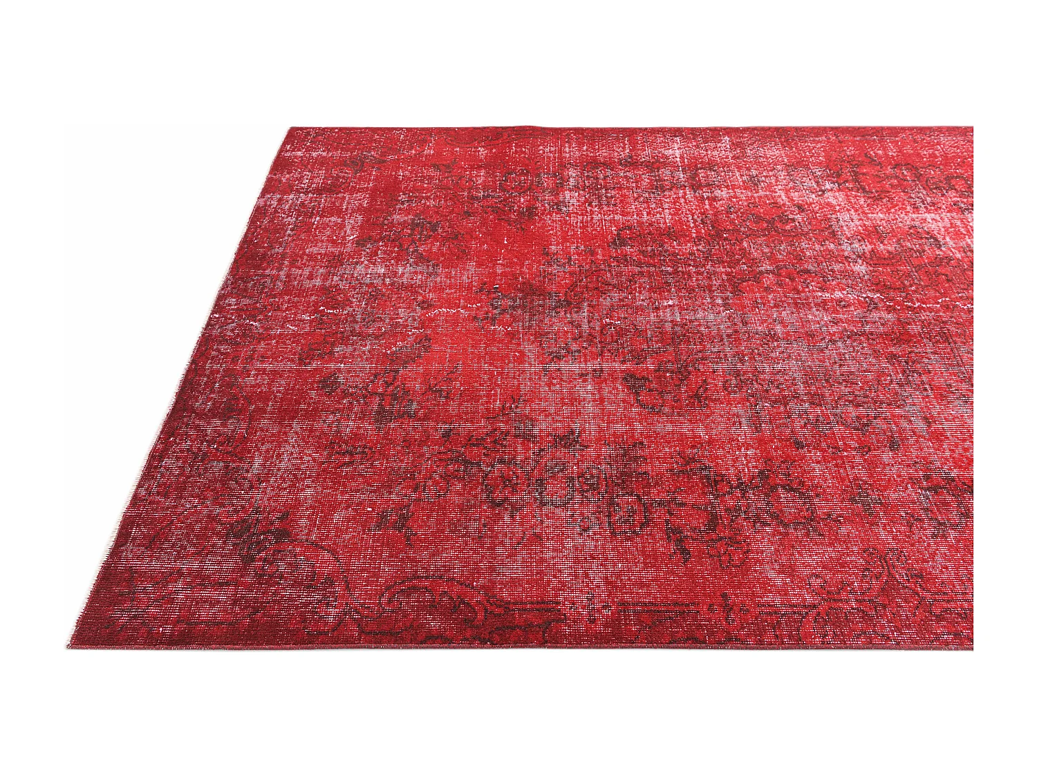 Tapis de laine 165x269 rouge Ultra Vintage