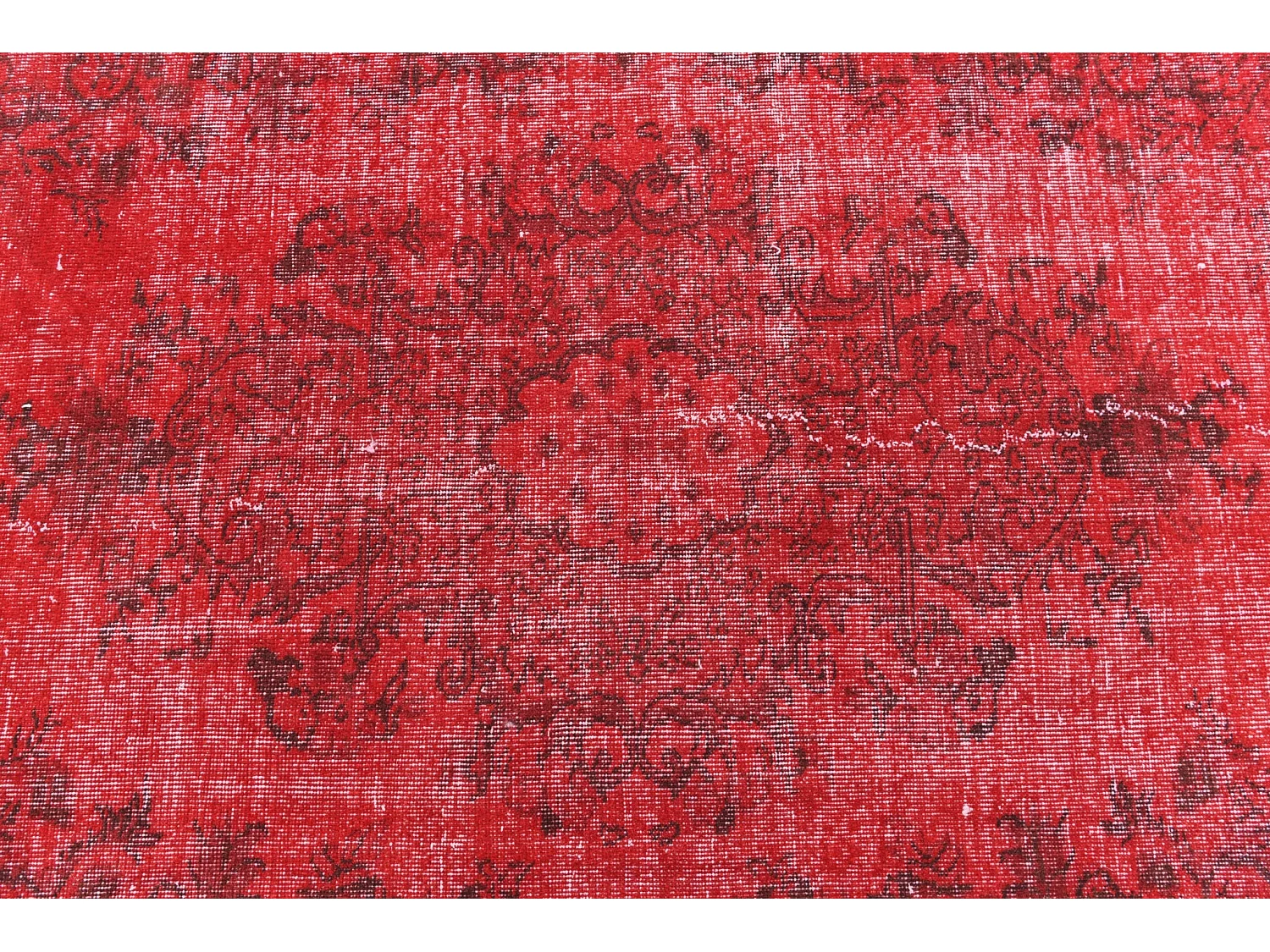 Tapis de laine 165x269 rouge Ultra Vintage