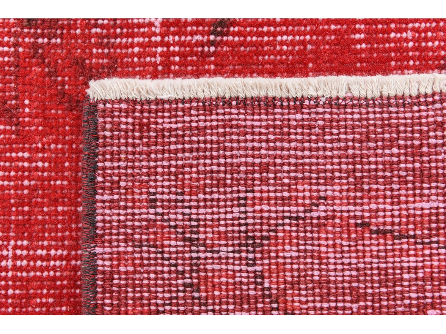 Tapis de laine 165x269 rouge Ultra Vintage