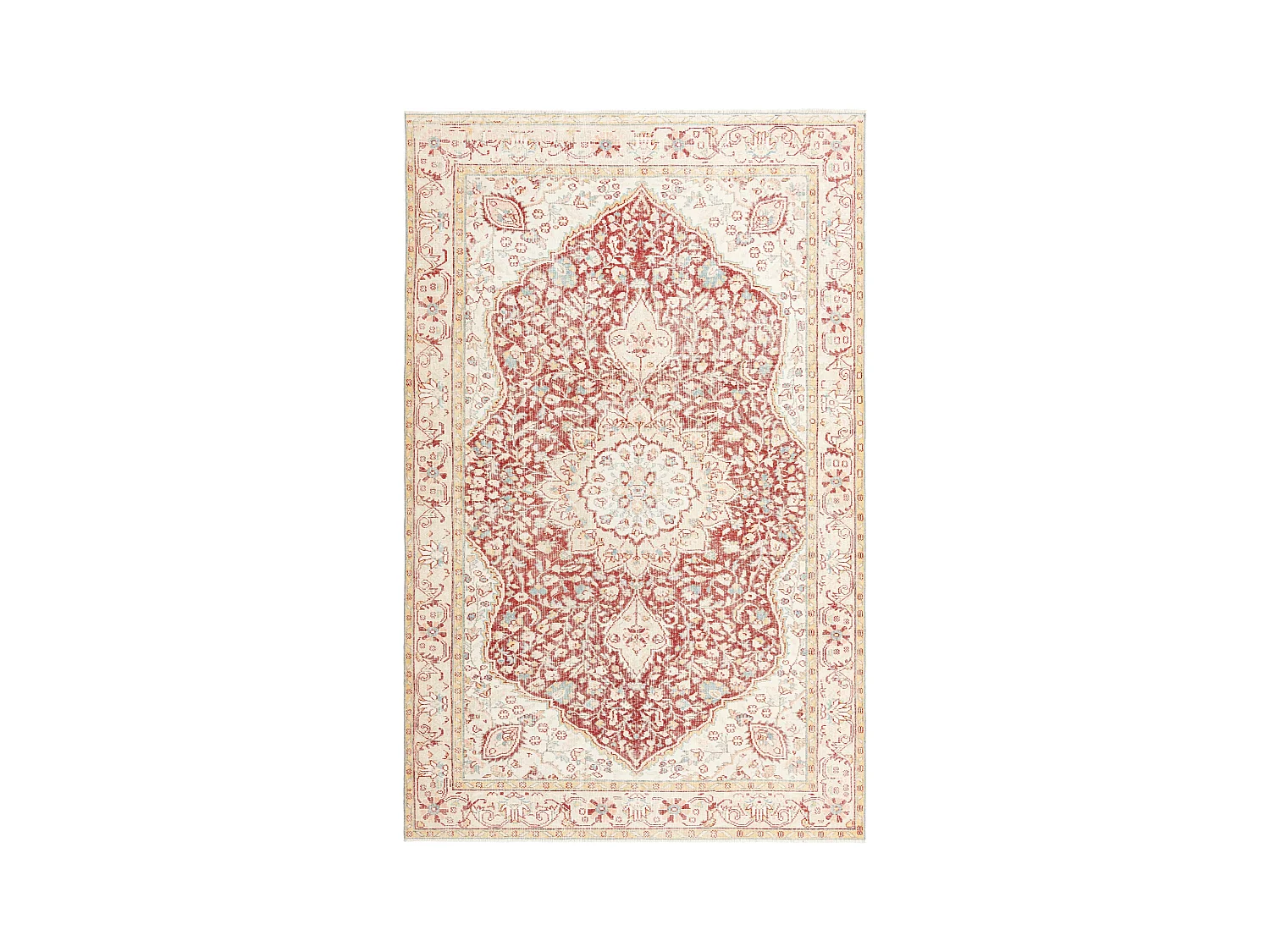 Tapis de laine 191x300 beige Ultra Vintage