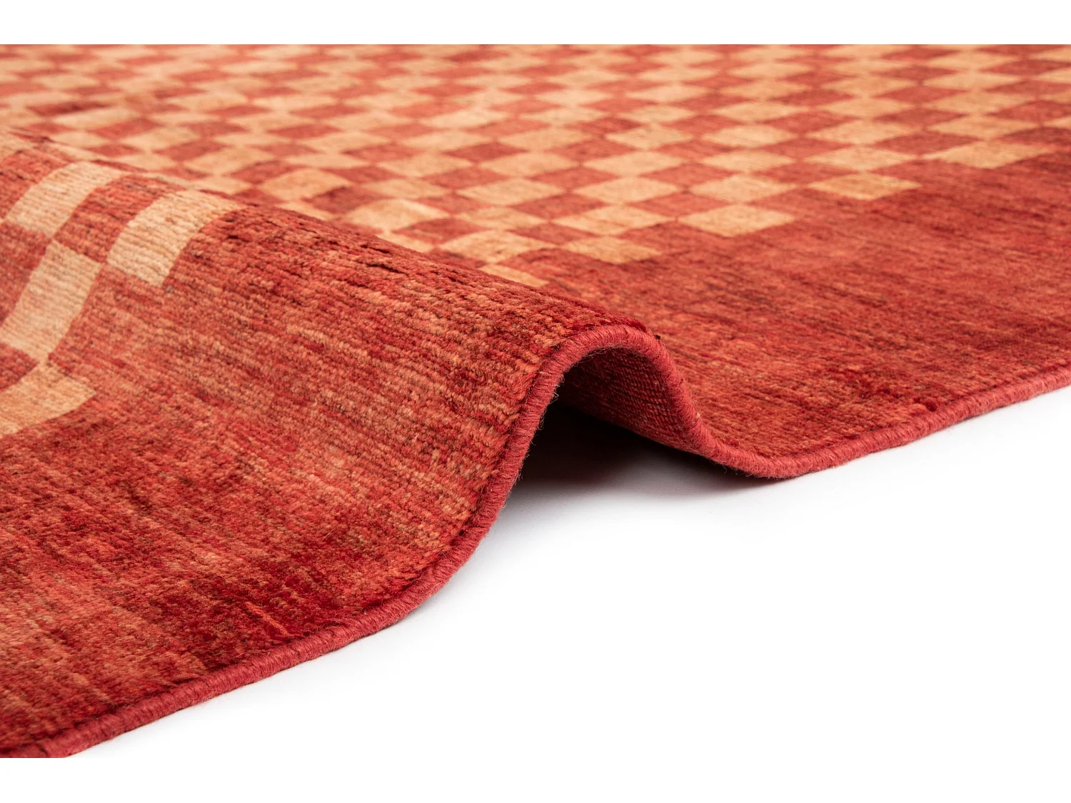 Tapis de laine 173x238 rouge Kashkuli