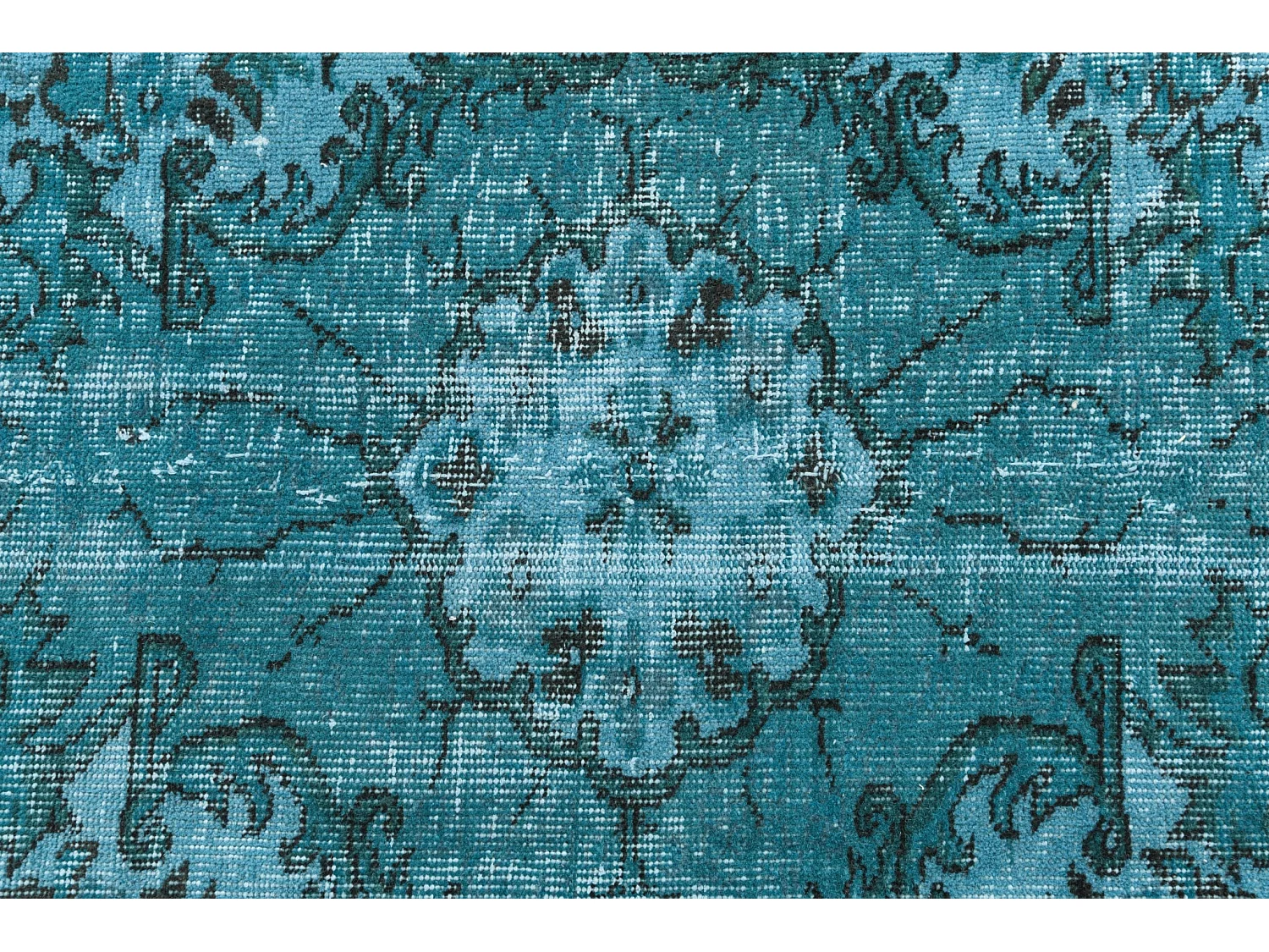 Tappeto in lana 170x244 Blu Ultra Vintage