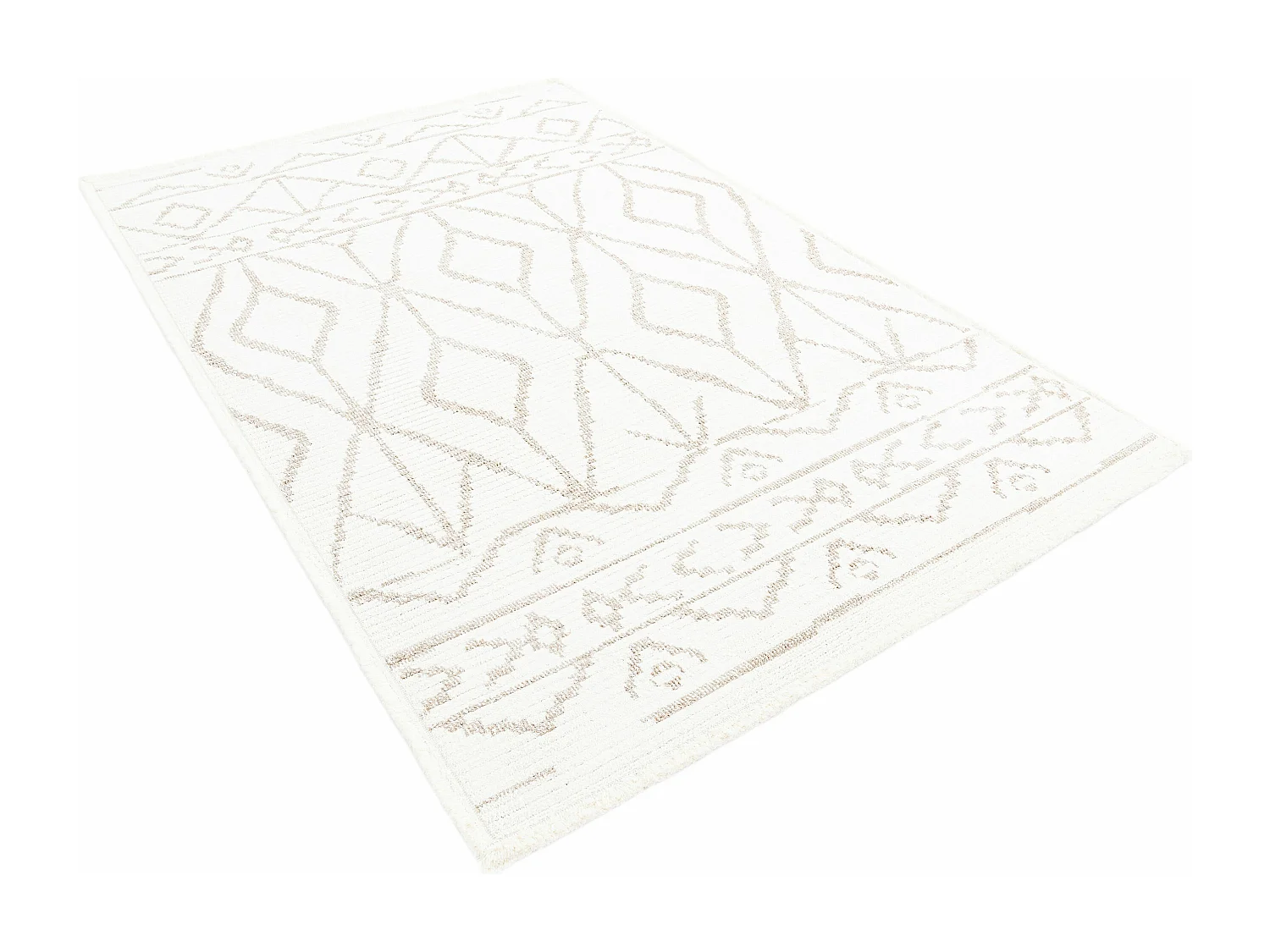 Teppich 160x245 Weiss St. Gallen Folklore