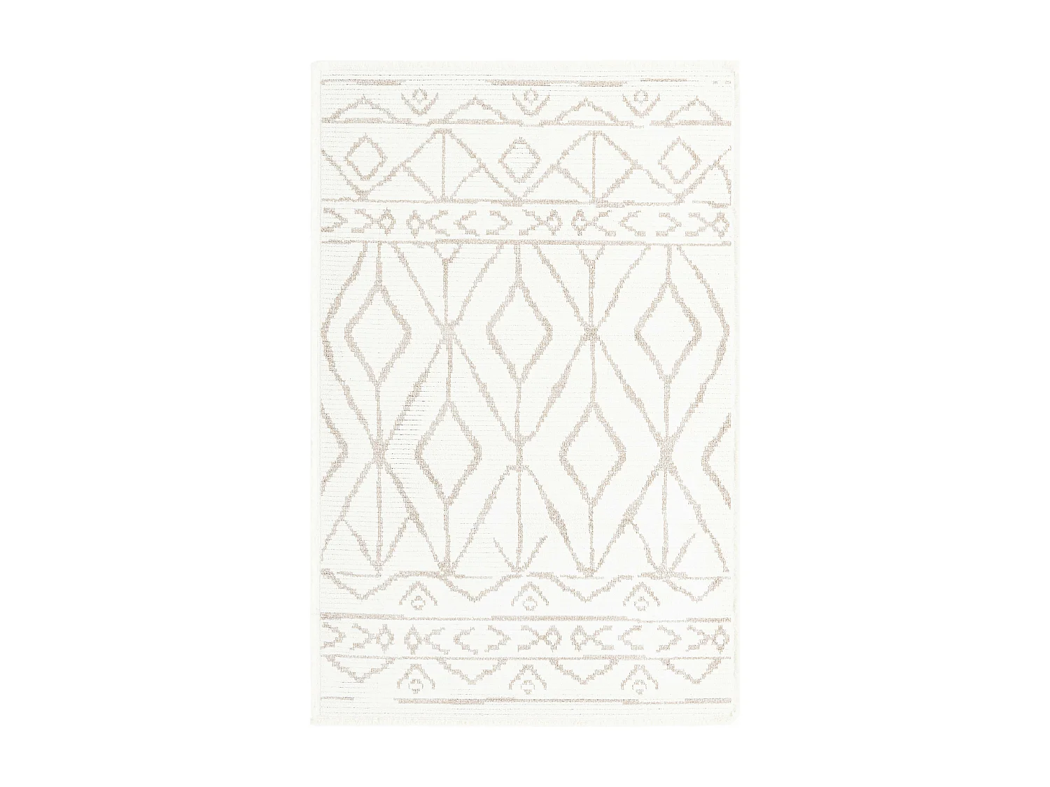 Tapis 160x245 Blanc St. Gallen Folklore