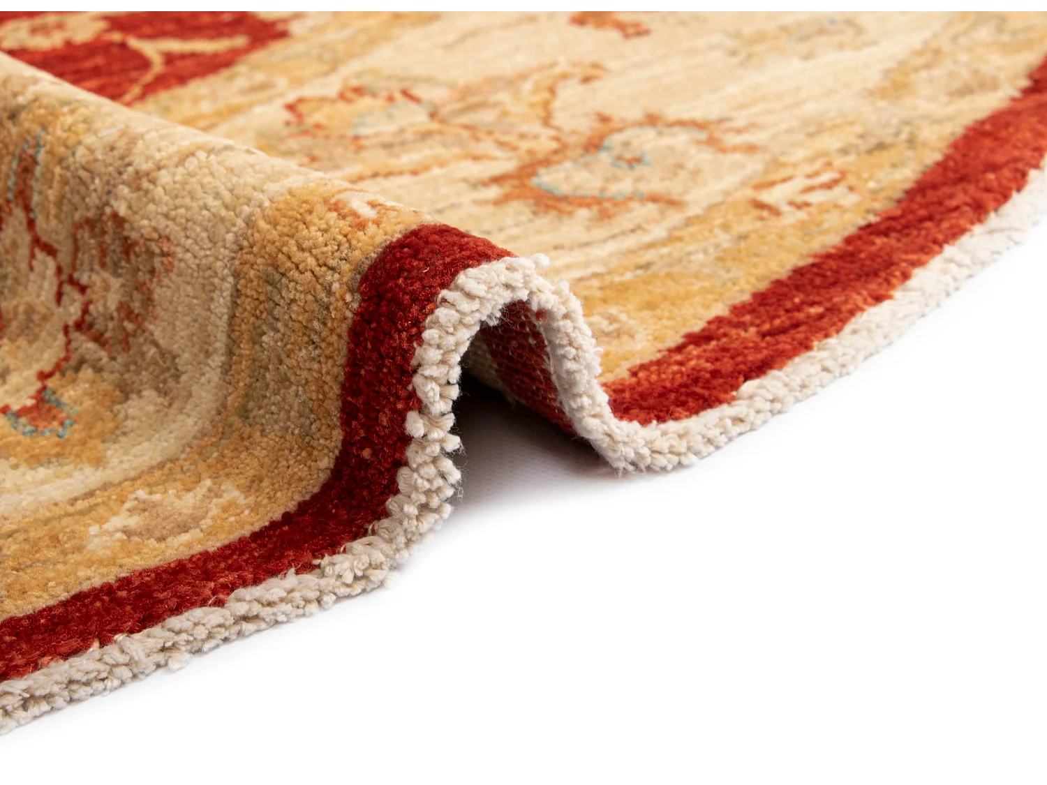 Tapis de laine 140x152 beige Kaizar