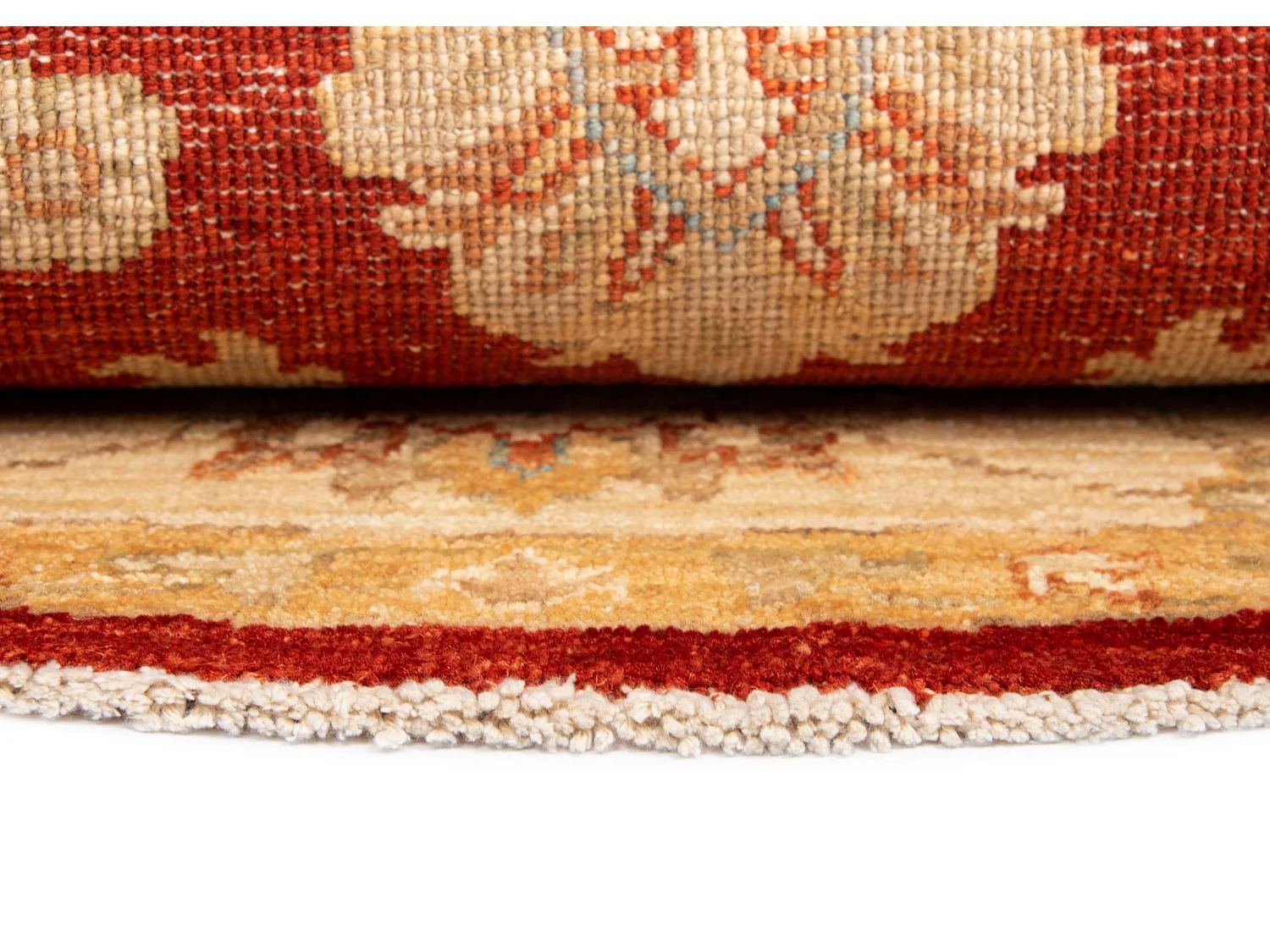 Tapis de laine 140x152 beige Kaizar