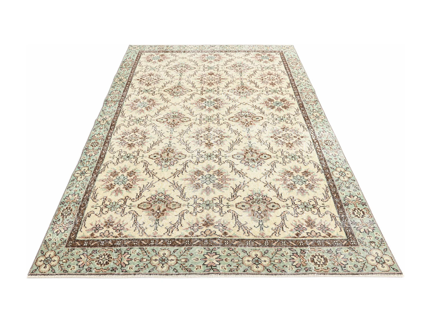 Tapis de laine 152x269 beige Ultra Vintage
