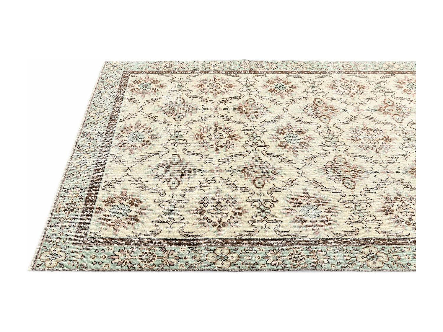 Tapis de laine 152x269 beige Ultra Vintage
