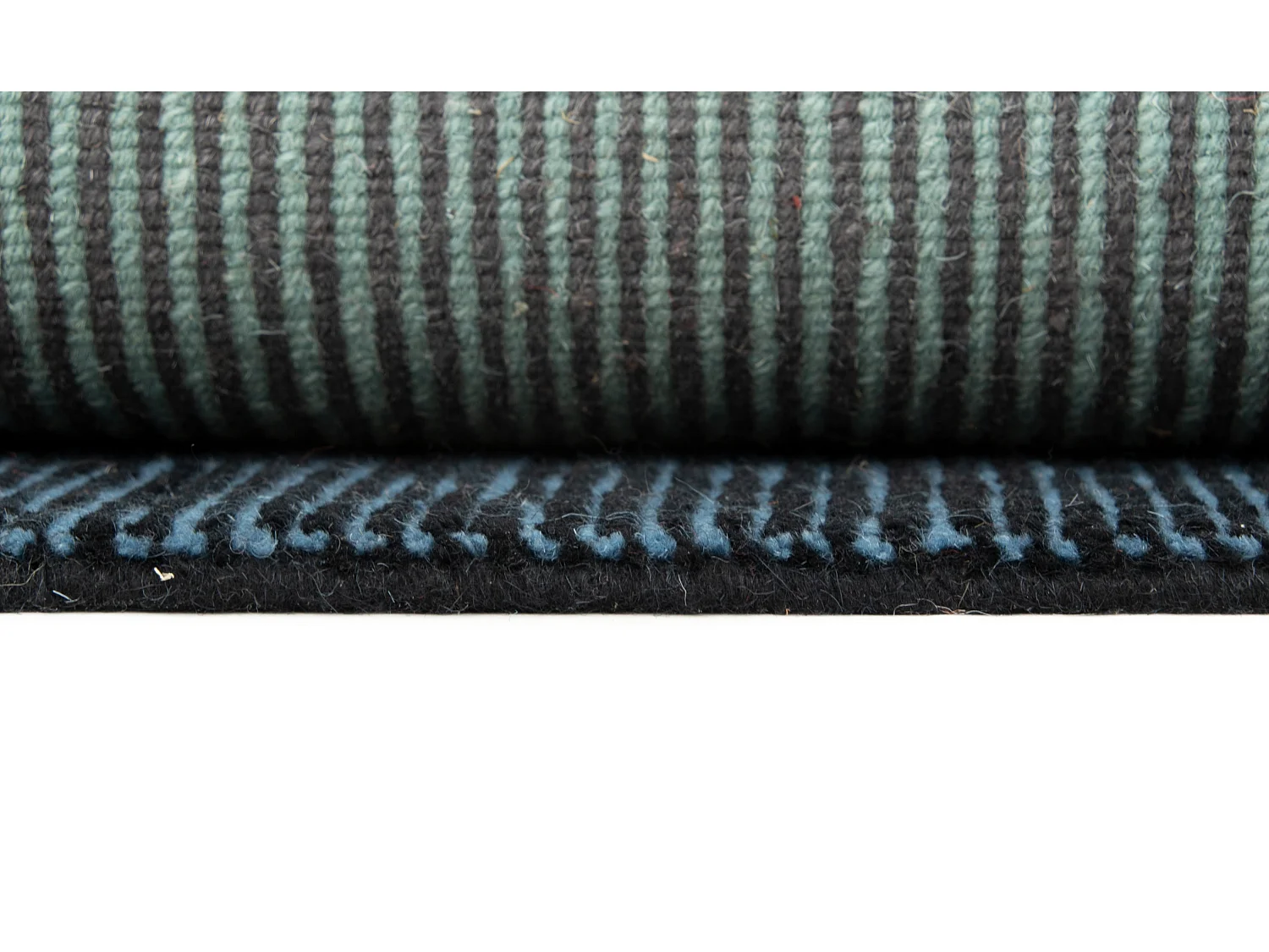 Tapis de laine 185x251 Bleu Modern Farona