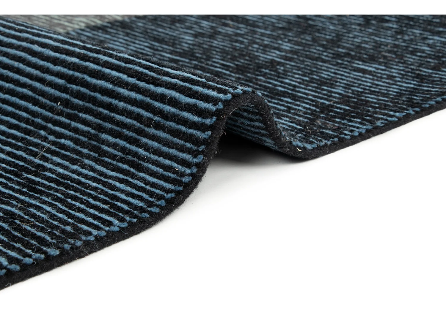 Tapis de laine 185x251 Bleu Modern Farona