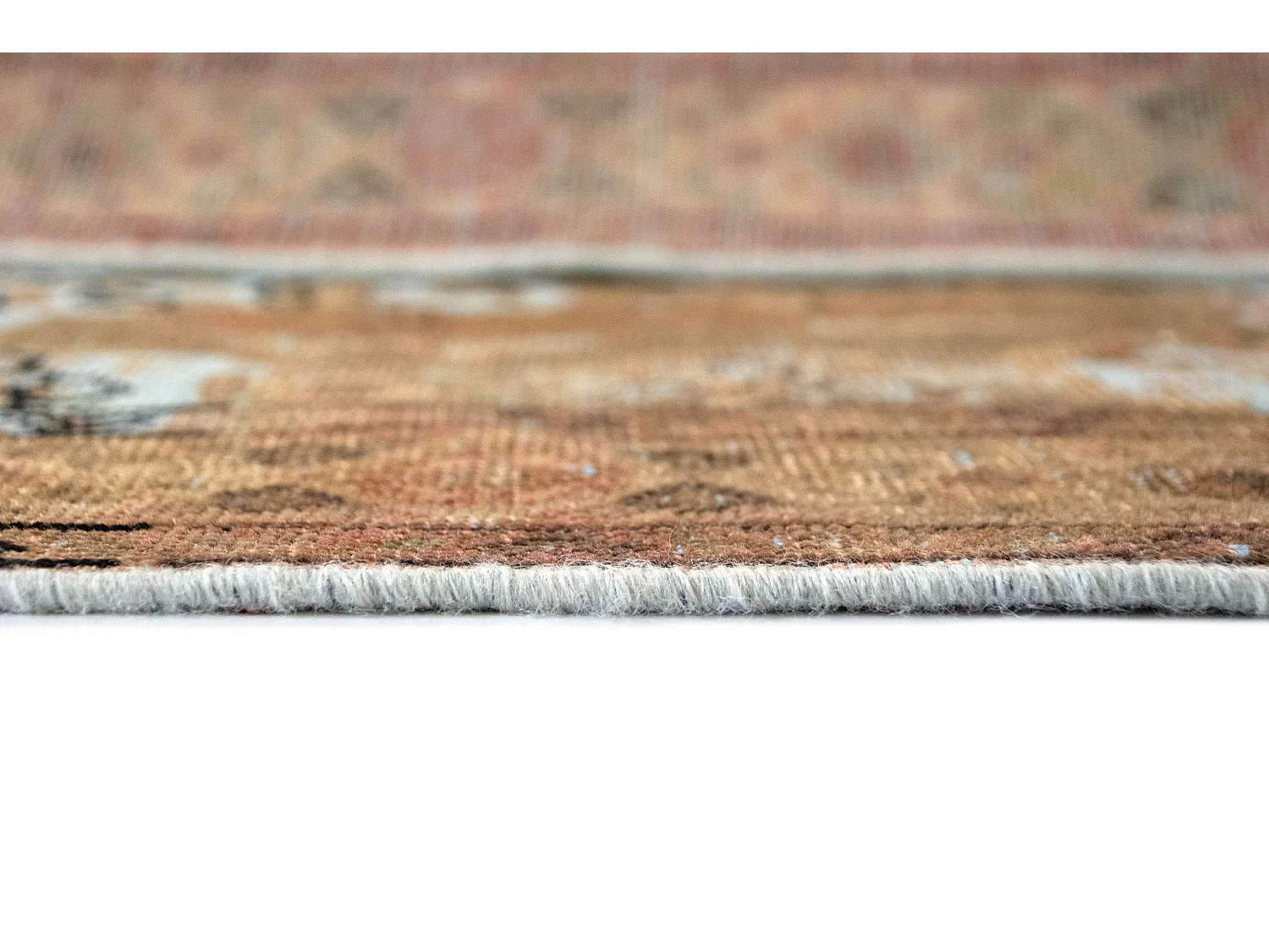 Tapis de laine 96x148 Bleu Vintage Royal