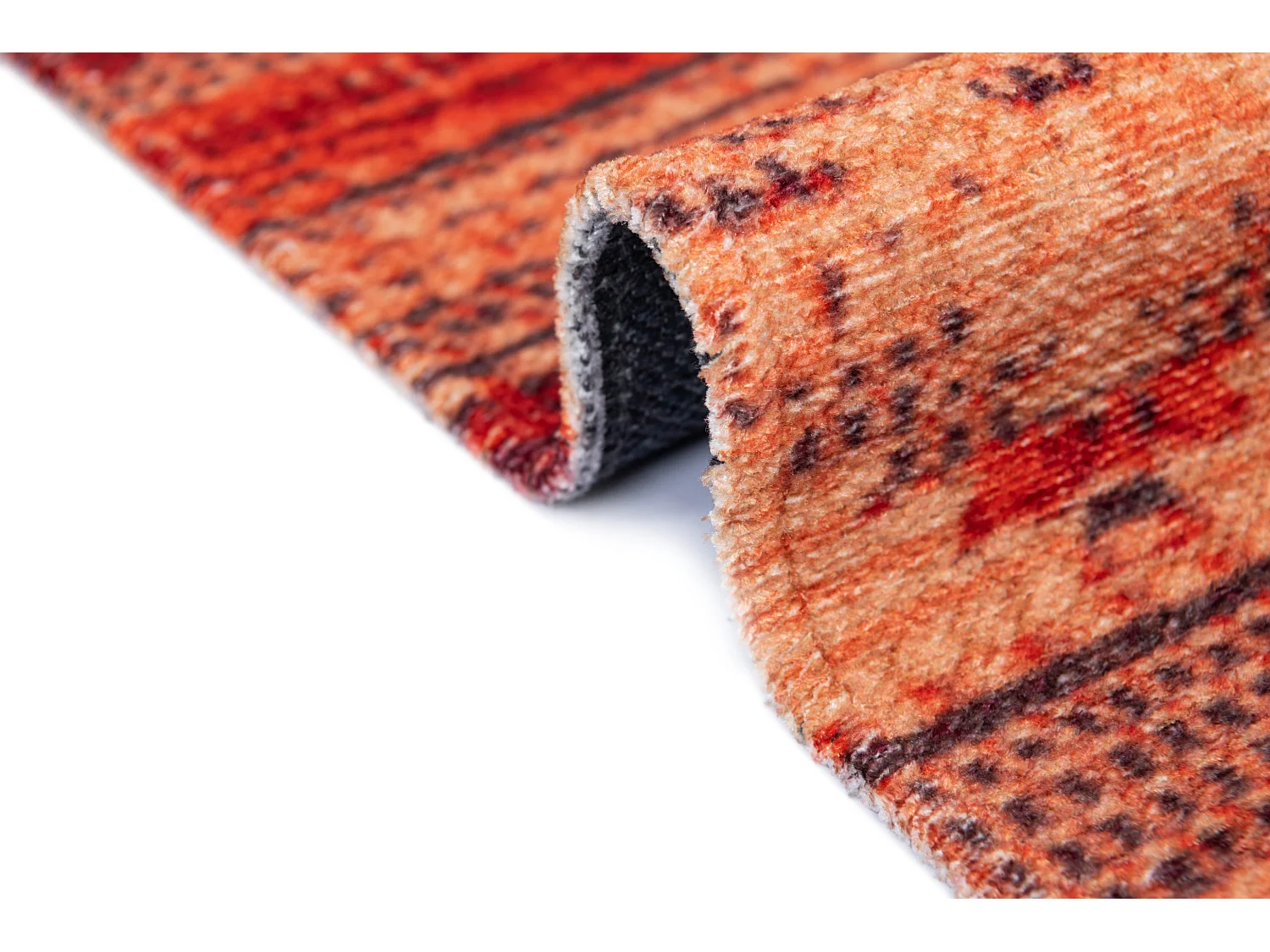 Tapis 65x120 orange Kriens Makaha
