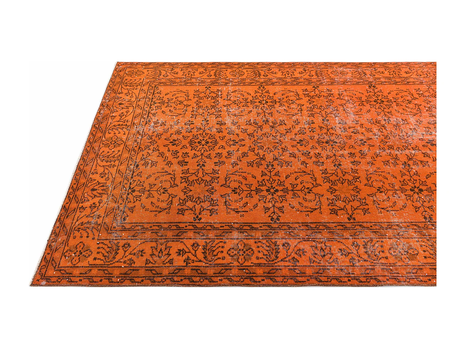 Tappeto in lana 150x262 arancia Ultra Vintage