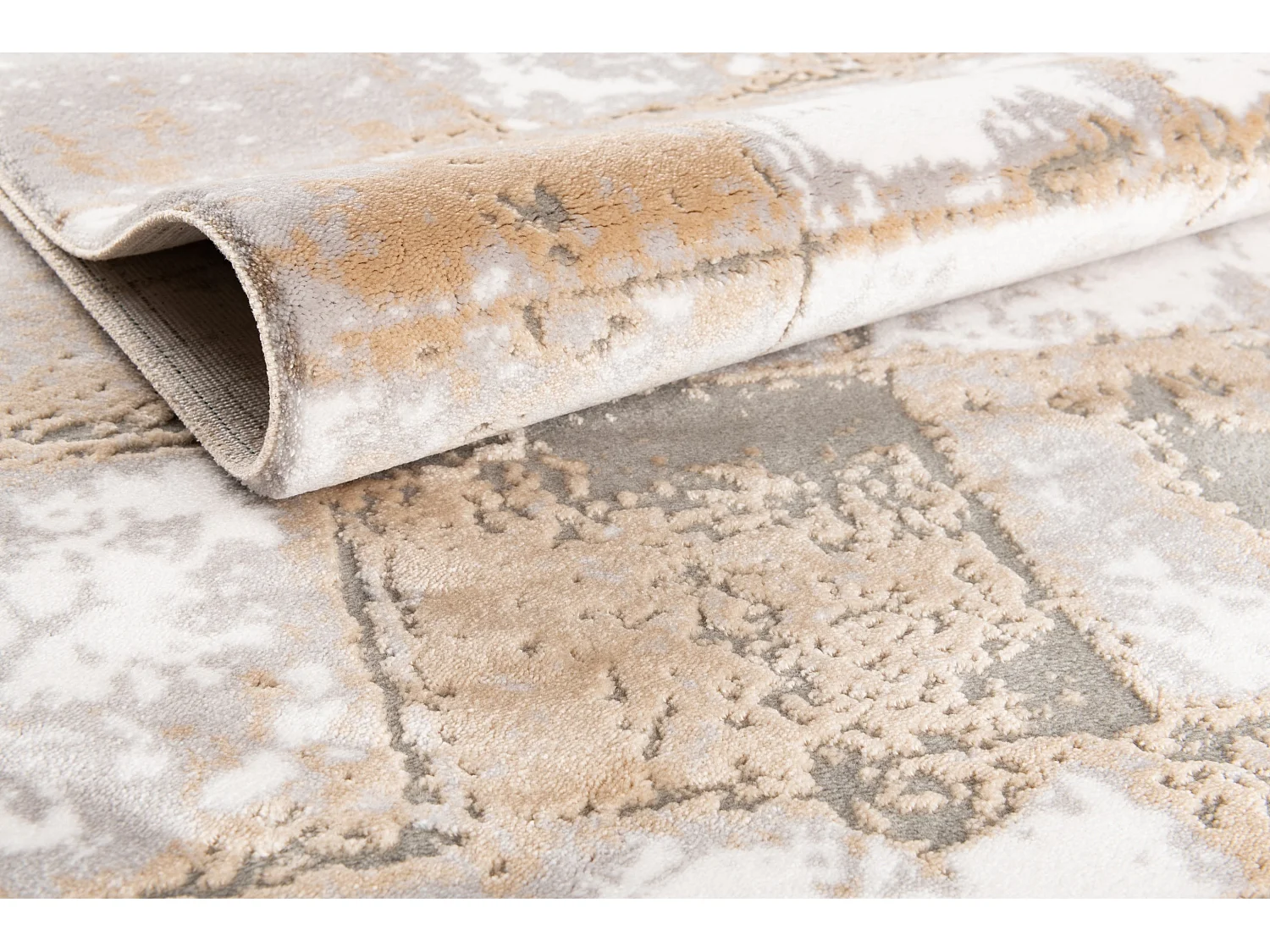 Tapis 160x245 beige Davos Cube